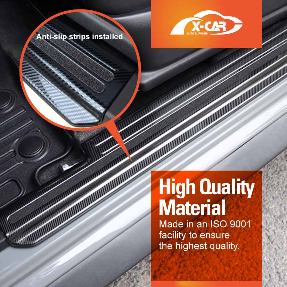 Door Sill Plate Protector Set for Suzuki Jimny XL 5-Door 2023-Onwards Front Rear Entry Car Threshold Scuff Trim Covers Guards Accessories - Image 2
