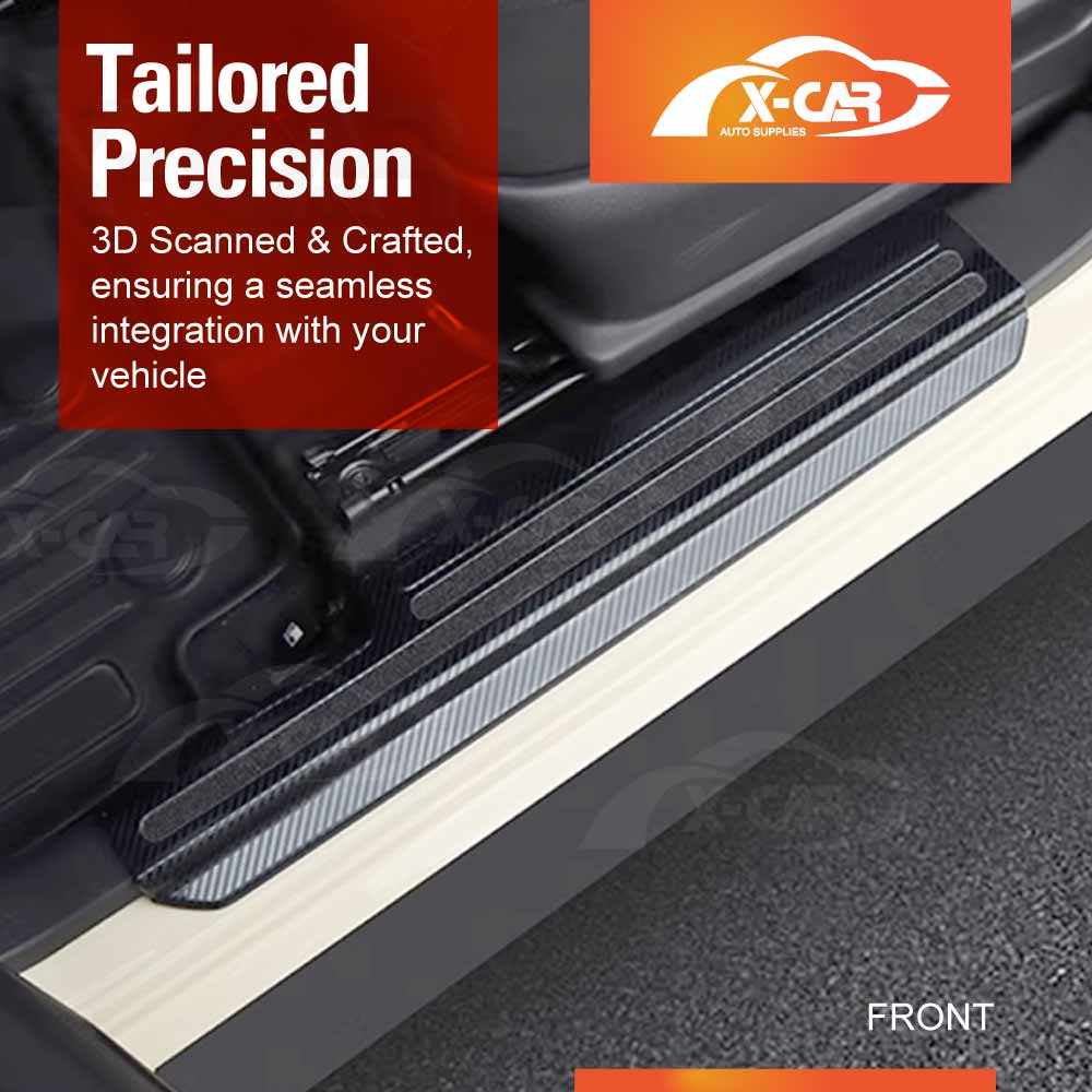 Door Sill Plate Protector Set for Suzuki Jimny XL 5-Door 2023-Onwards Front Rear Entry Car Threshold Scuff Trim Covers Guards Accessories - Image 5