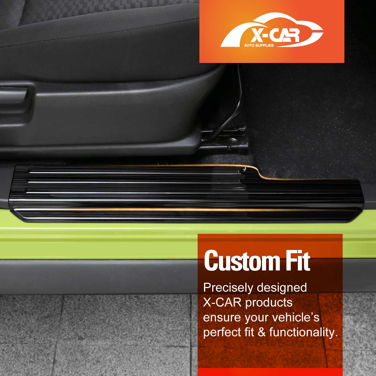 Door Sill Plate Protector Set for Suzuki Jimny XL 5-Door 2023-Onwards Front Rear Entry Car Threshold Scuff Trim Covers Guards Accessories - Image 6