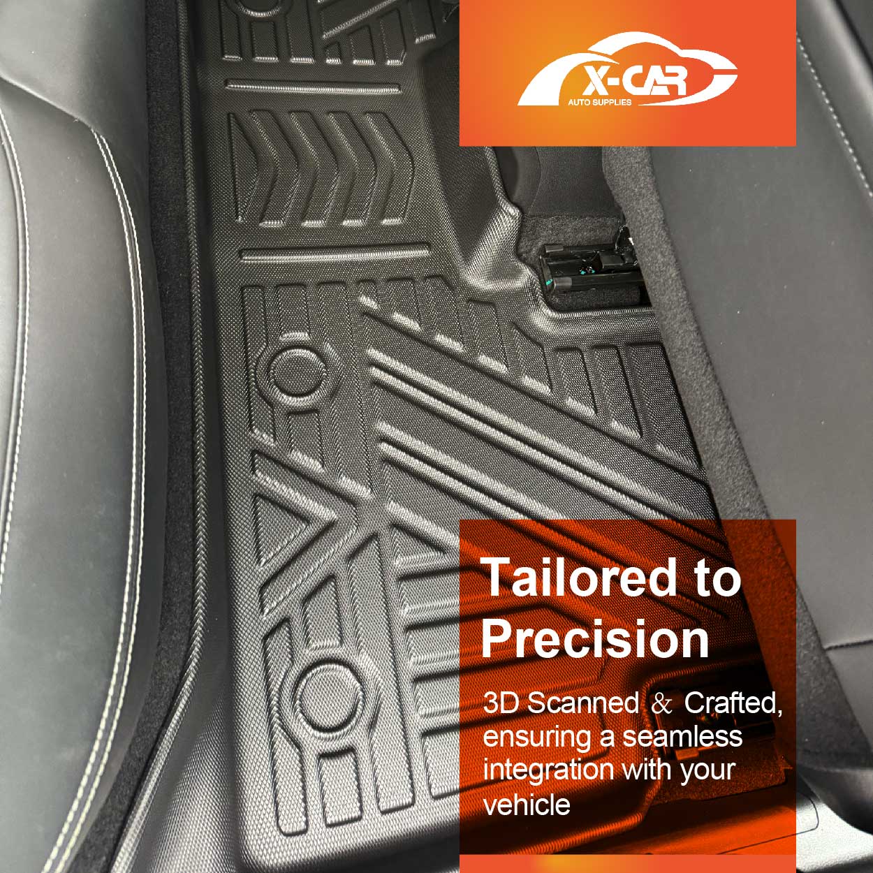 3D Floor Mats for GWM Haval Jolion 2021-Onwards All-Weather Liners - Image 4