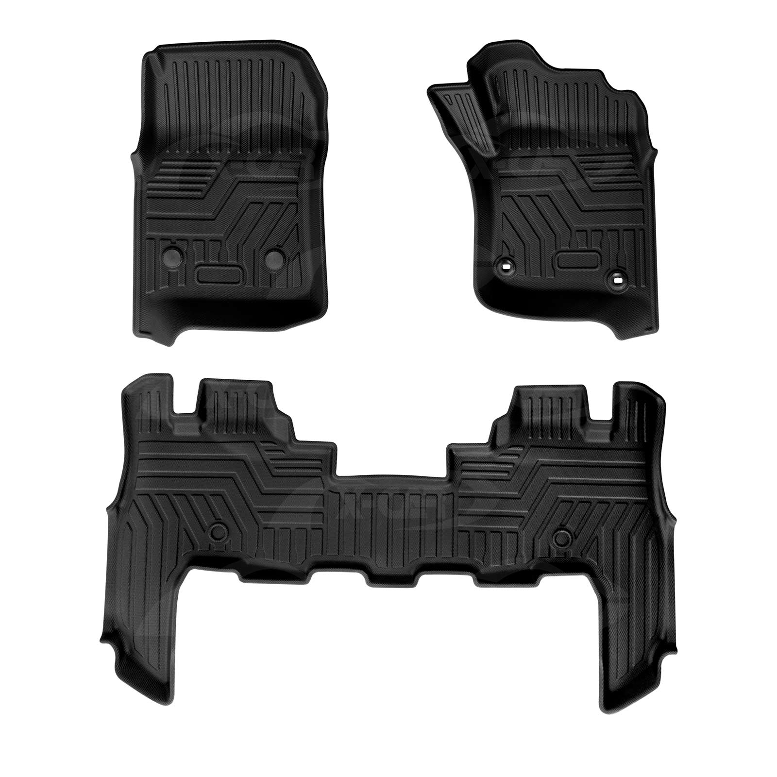 3D Floor Mats for Toyota Landcruiser 70/79/76 Series 2012-Onwards All-Weather Car Liners - Image 12
