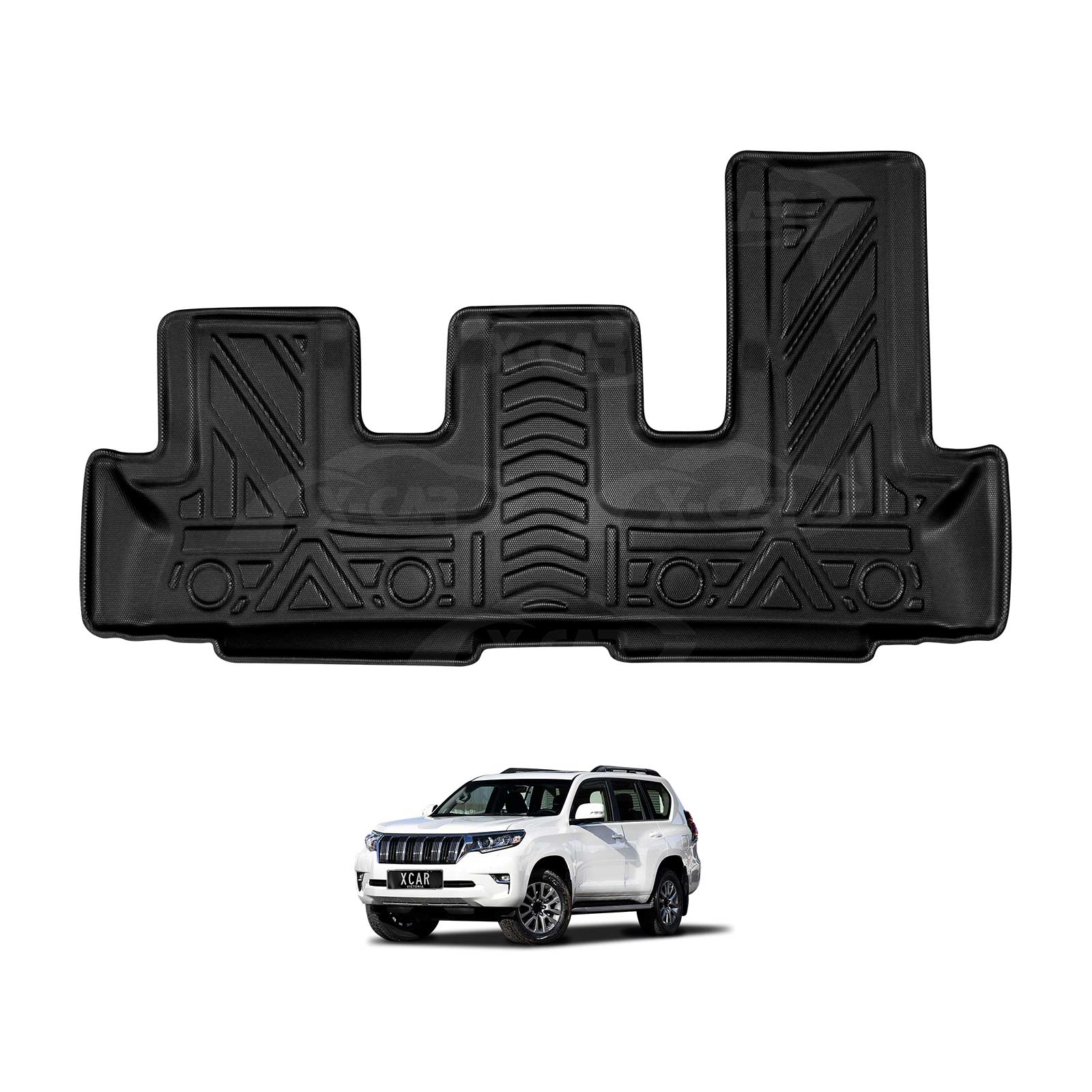 3D Floor Mats for Toyota Prado 150 Series 2009-2024 3D All-Weather Liners - Image 14