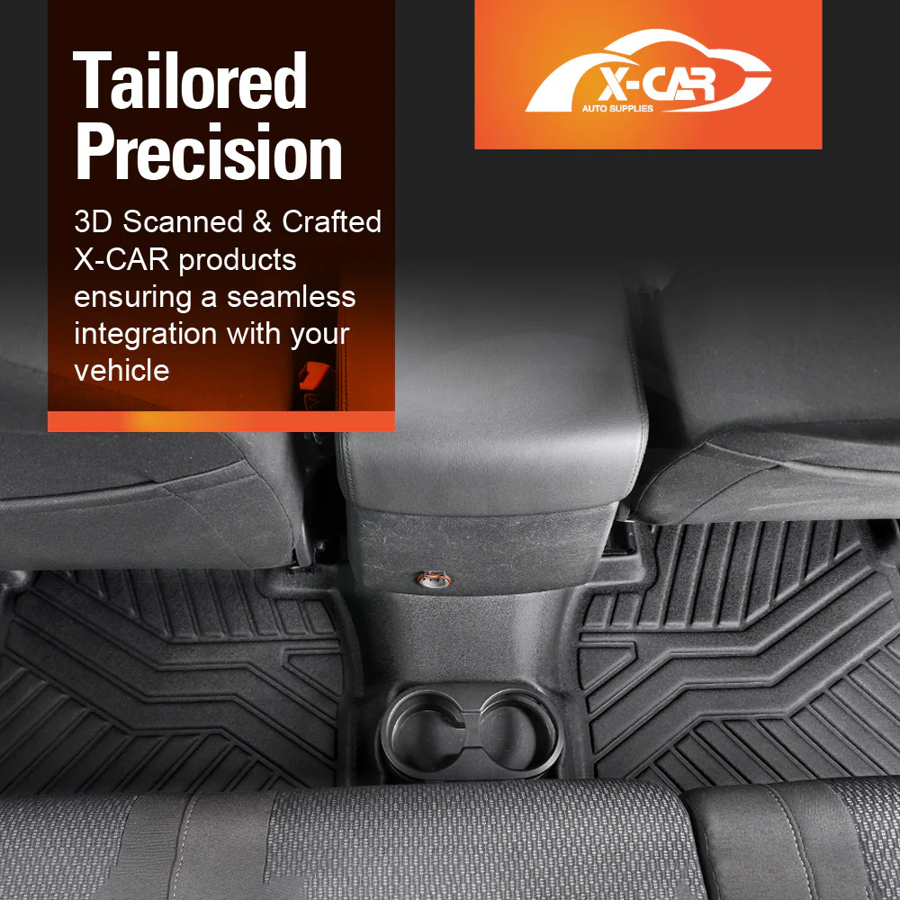 3D Floor Mats for Volkswagen Amarok Dual Cab 2009-2022 All-Weather Car Liners - Image 5