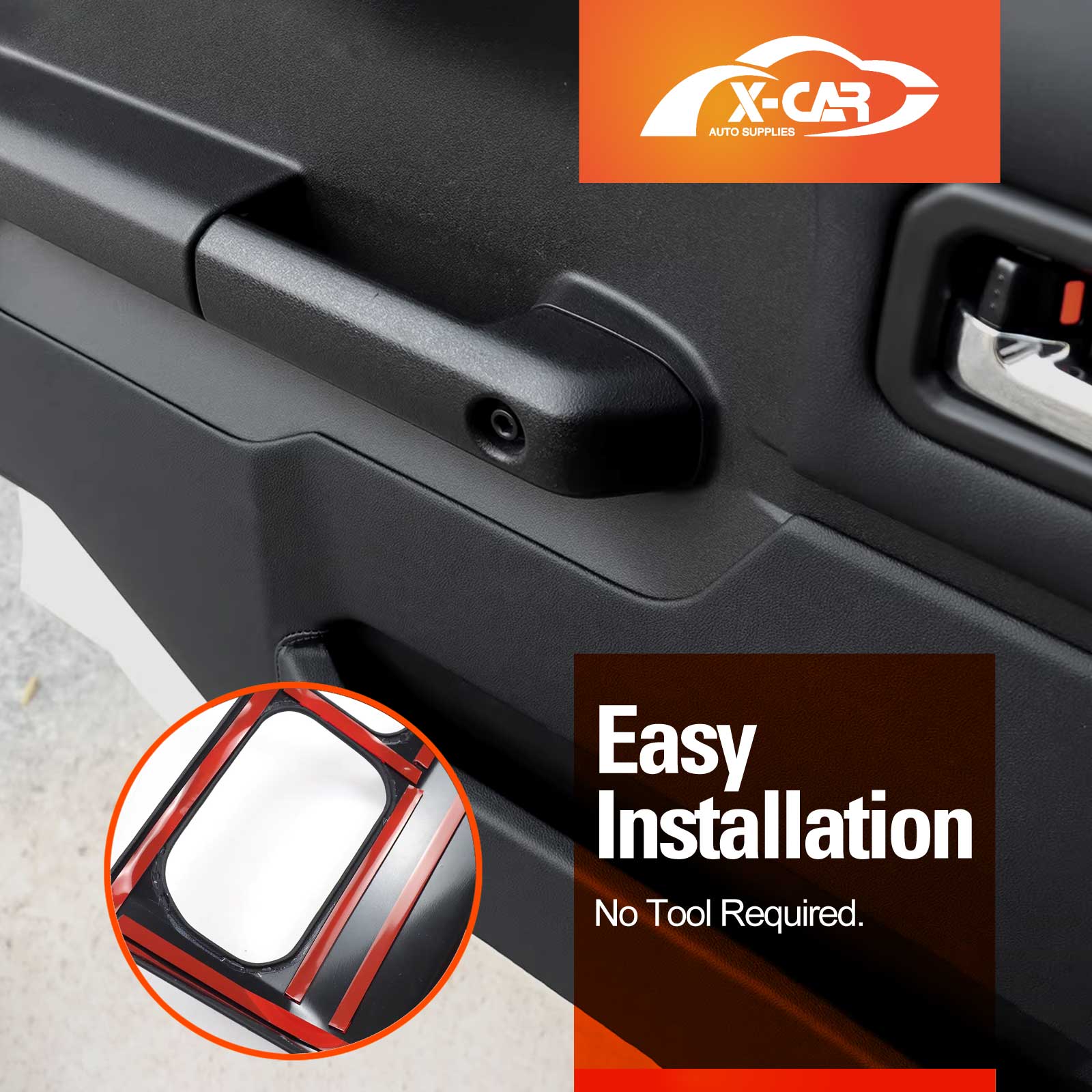 Front Door Protector Cover Panel for Suzuki Jimny 3‑Door 2018–Onwards Interior Accessories - Image 3