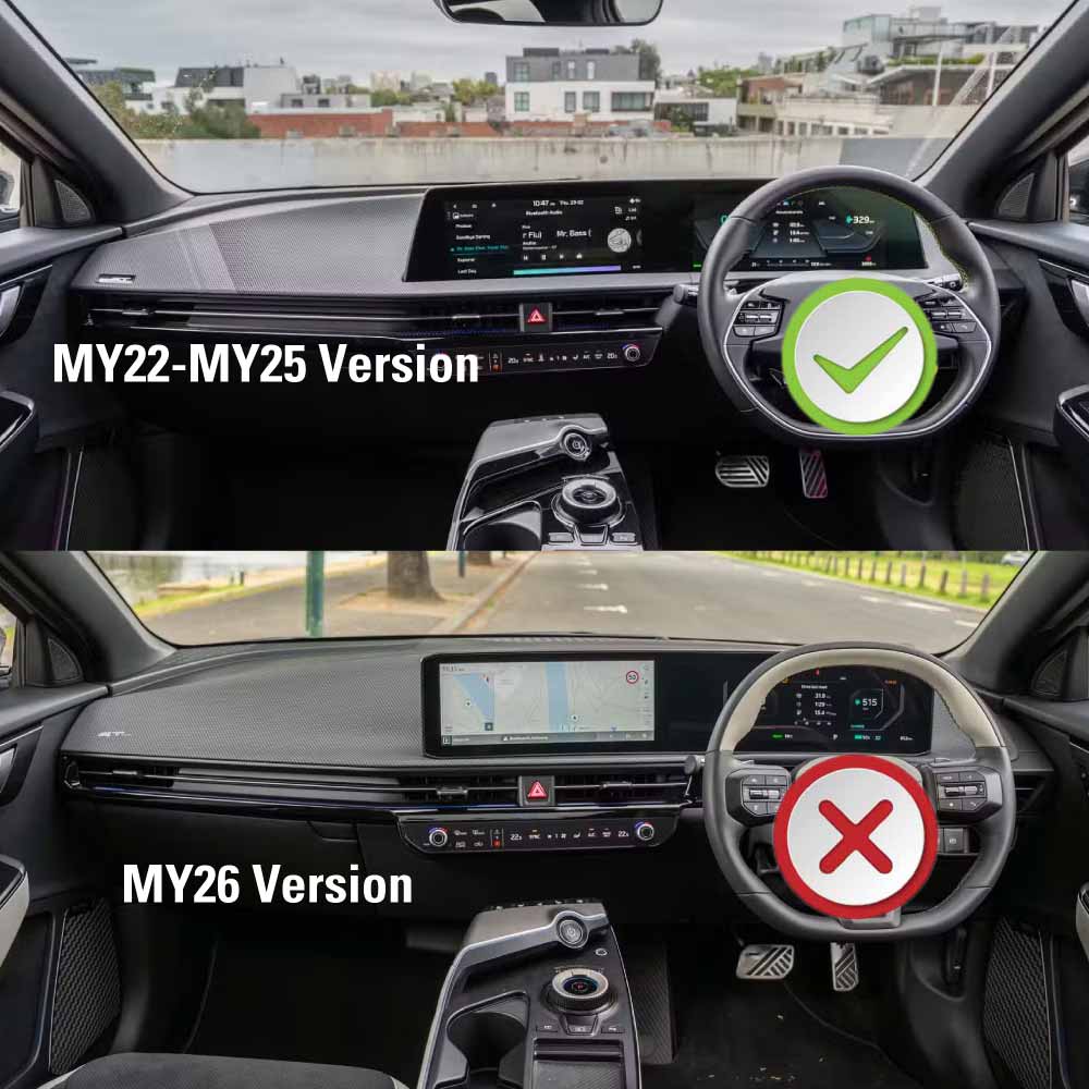Gear Shift Frame Trim for Kia EV6 2021-2024 Carbon Fiber Style Centre Console Cover Protector Interior Accessories - Image 2