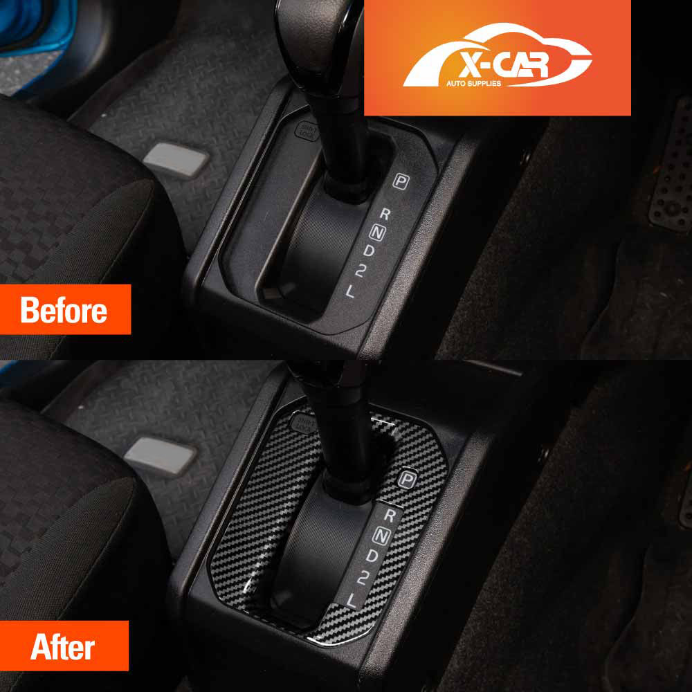 Gear Shift Frame Trim for Suzuki Jimny Auto 2018-Onwards Carbon Fiber Style Center Console Cover Protector - Image 3