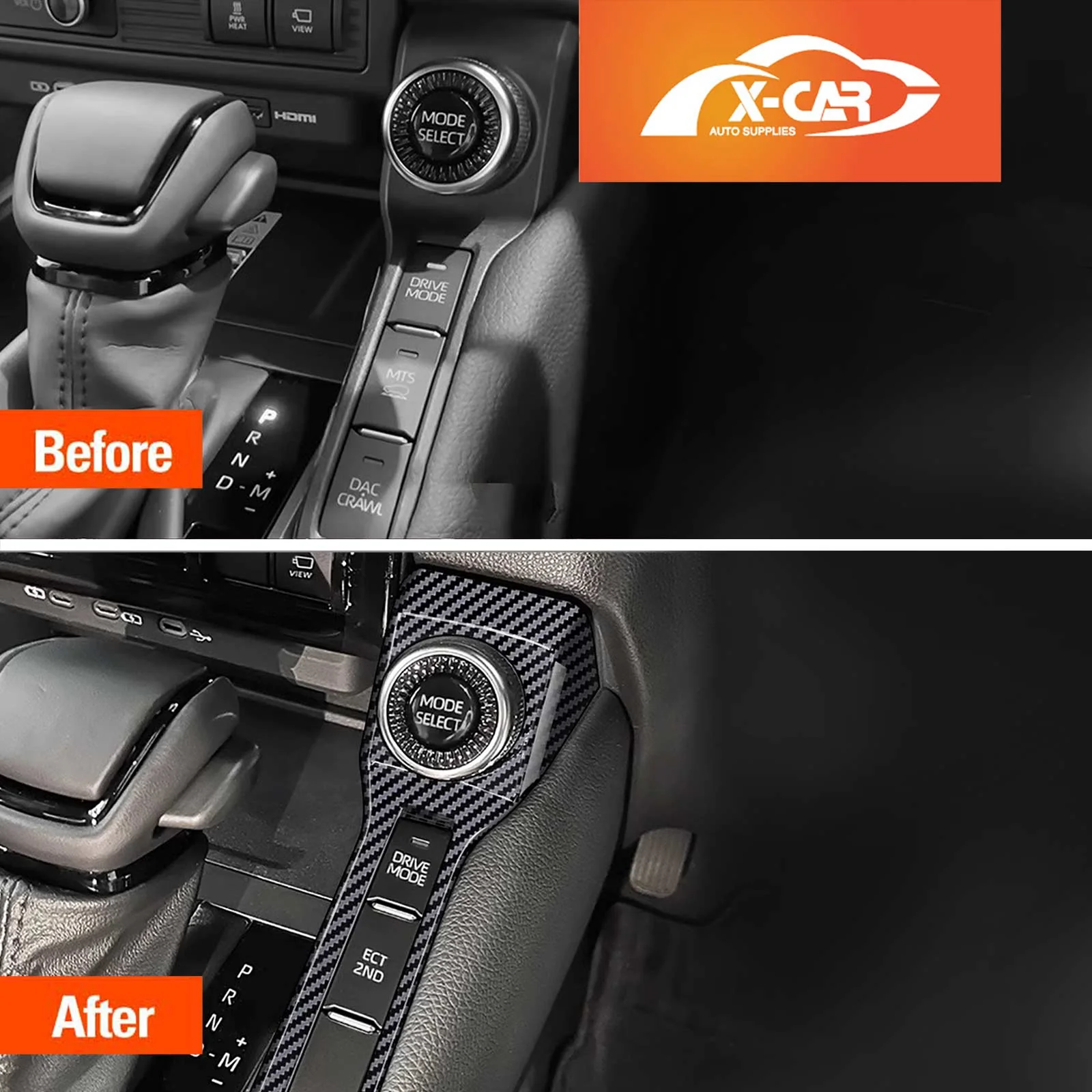 Gear Shift / Window Control Panel Trim for Toyota Prado 250 Series 2024-Onwards - Image 18