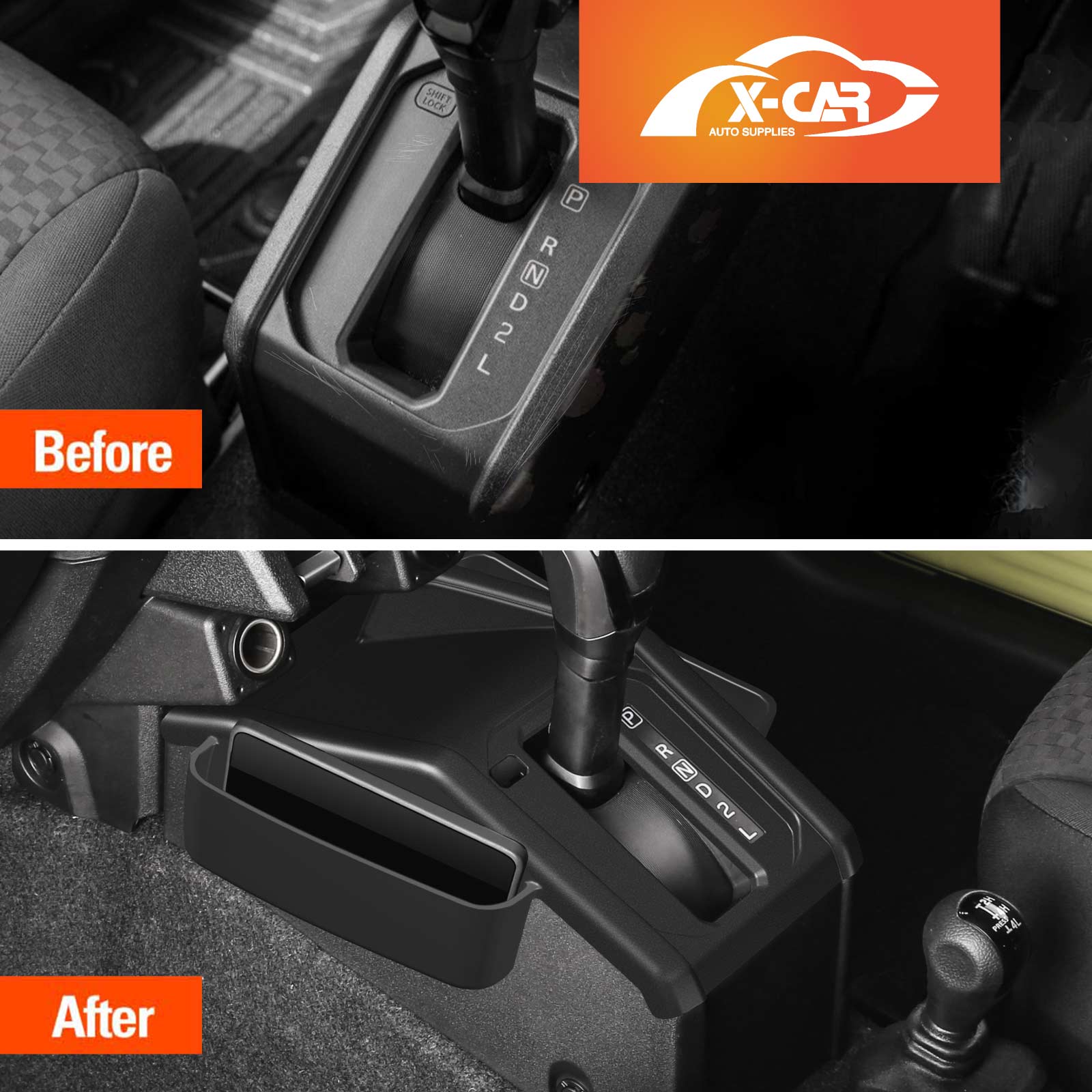 Gearbox Storage Tray for Suzuki Jimny Auto 2018-Onwards Centre Console Non-Slip Silicone Cover Side Storage Box - Image 4