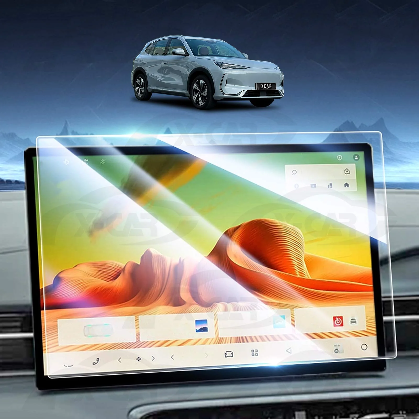 Geely EX5 EX 5 2025-Onwards Tempered Glass Dash Screen Center Console Screen Protector - Image 8