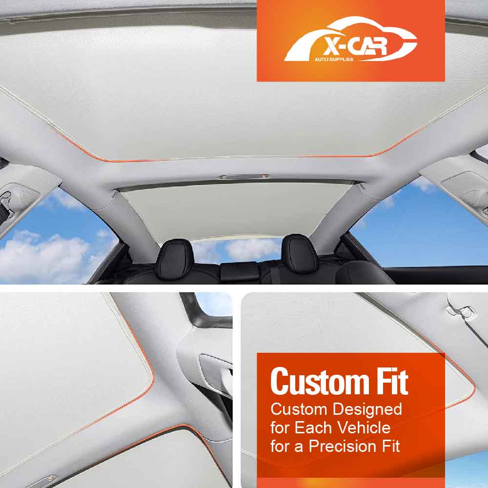 Glass Roof Sun Shades For Tesla Model 3 2017-2023 - Image 15