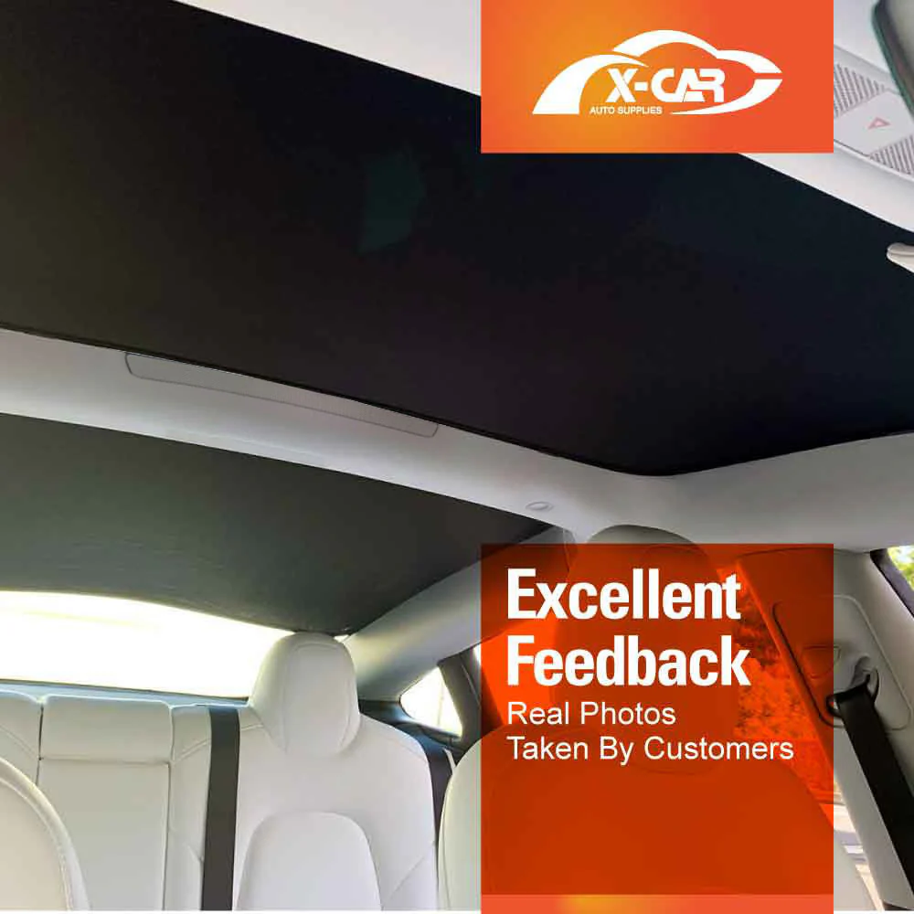 Glass Roof Sun Shades For Tesla Model 3 2017-2023 - Image 6