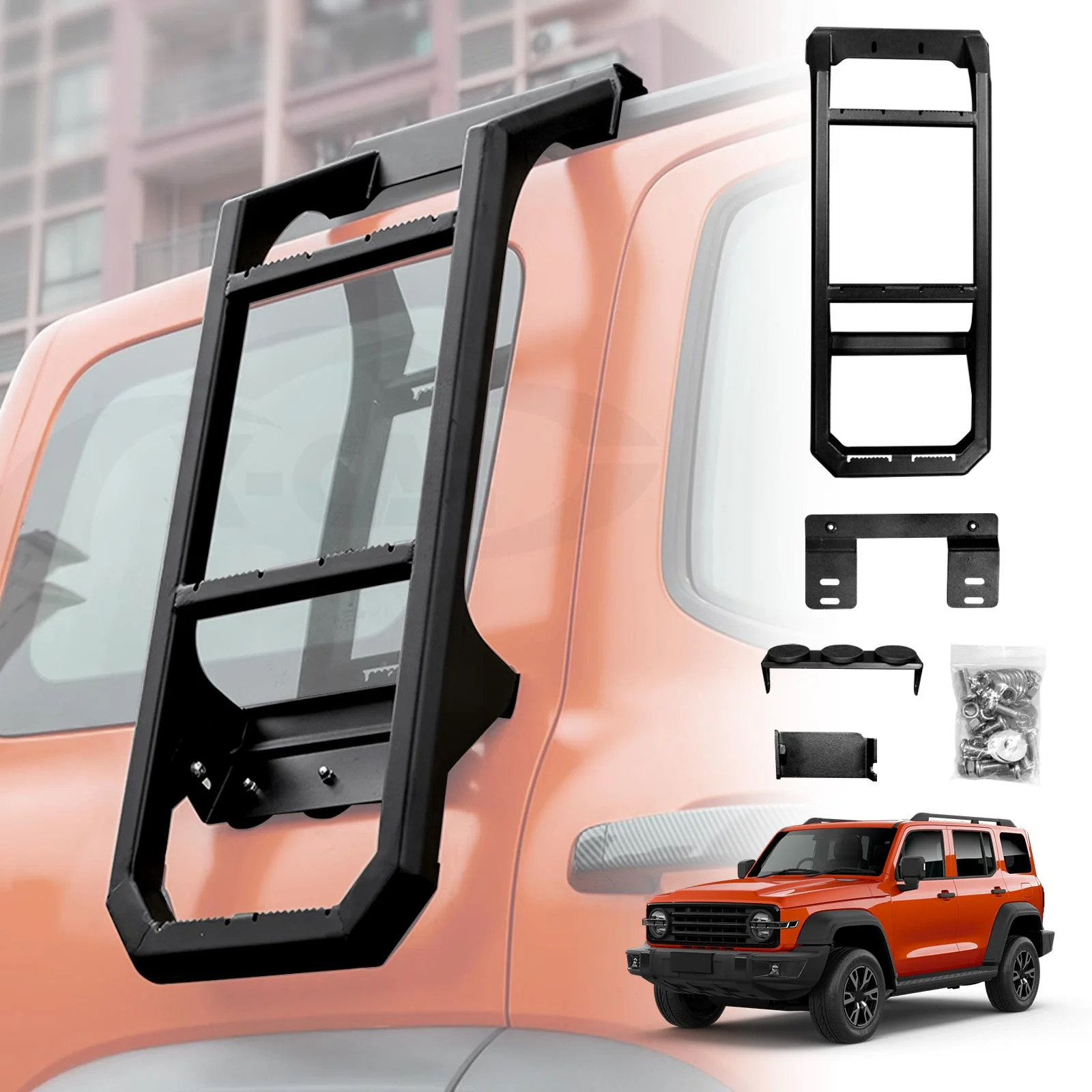 GWM Tank 300 2023-Onwards Foldable Side Ladder Exterior Accessories - Image 10