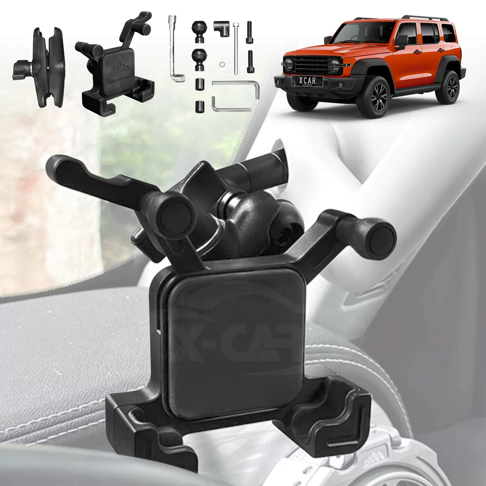 GWM Tank 300 2023-Onwards Phone Holder Mount Reinforced Aluminium Alloy Accessories - Image 7