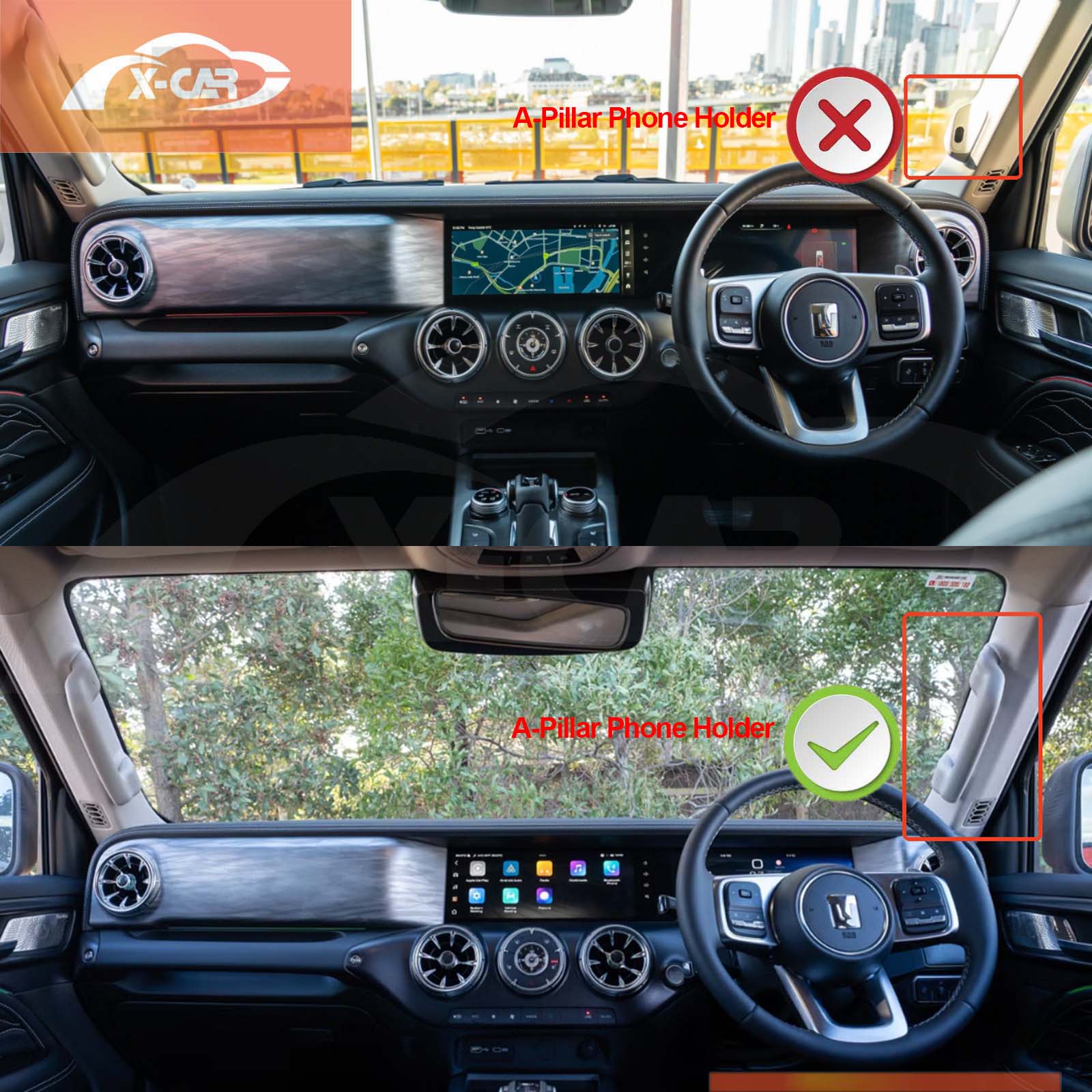 GWM Tank 300 2023-Onwards Phone Holder Mount Reinforced Aluminium Alloy Accessories - Image 8