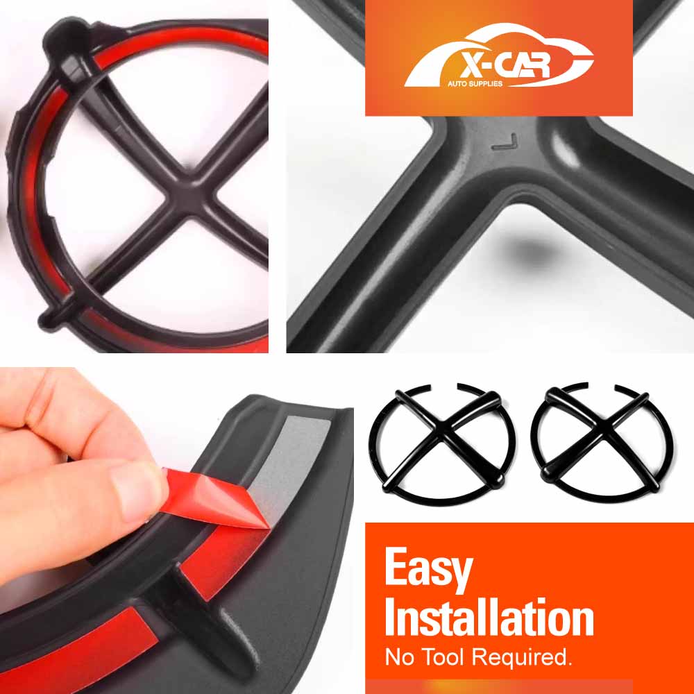 Head Light Trim for GWM Tank 300 2023-Onwards Front Light Frame Cover Set of 2 - Image 3