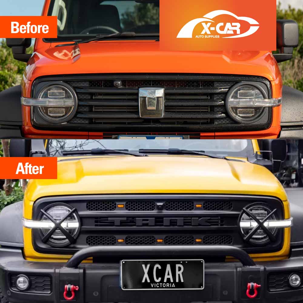 Head Light Trim for GWM Tank 300 2023-Onwards Front Light Frame Cover Set of 2 - Image 7