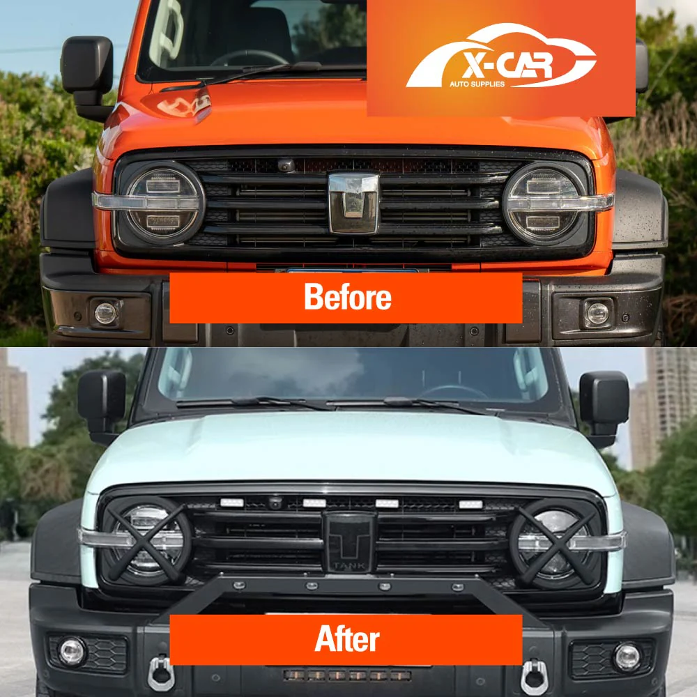 Head Light Trim for GWM Tank 300 2023-Onwards Front Light Frame Cover Set of 2 - Image 9