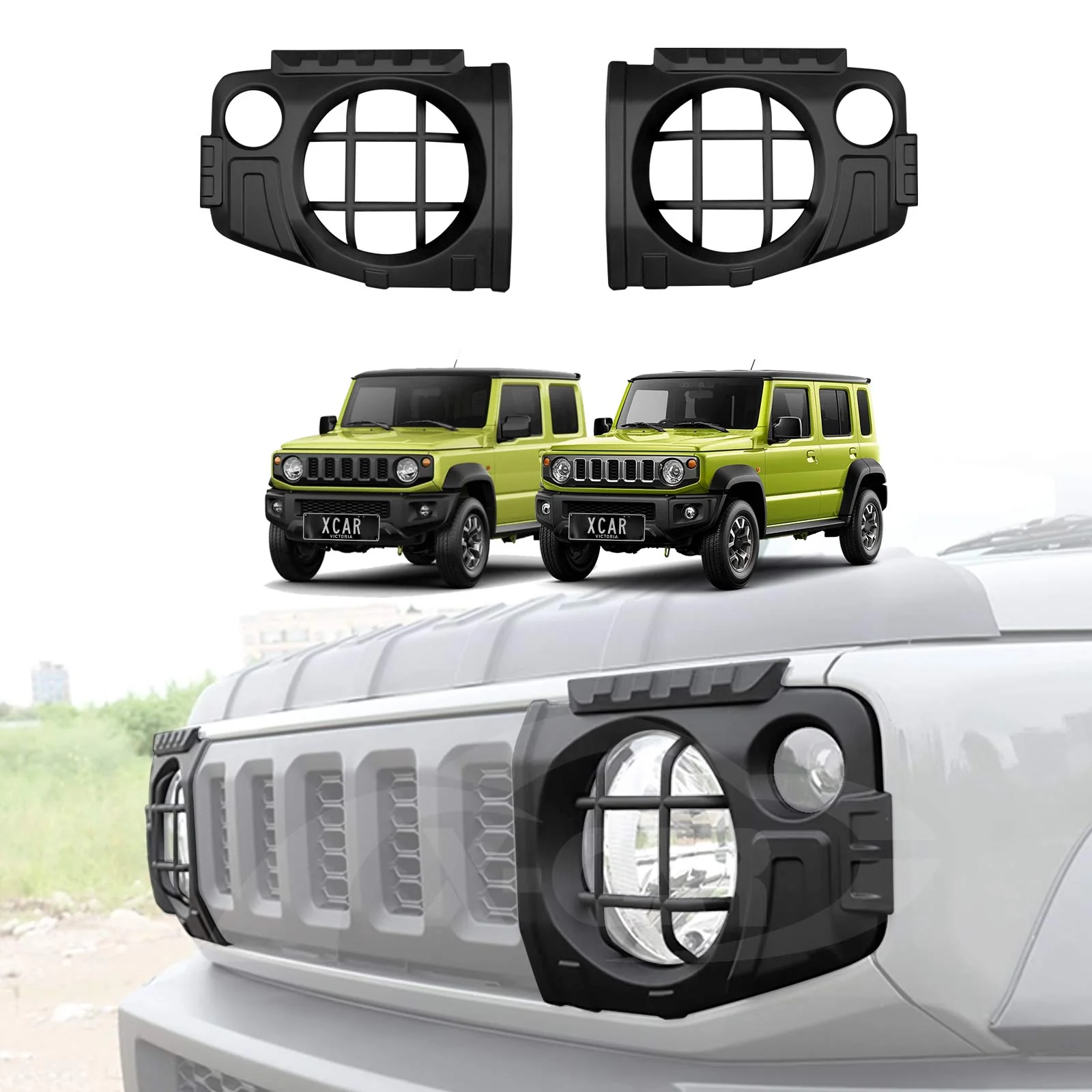 Head / Tail Light Trim Guard Set for Suzuki Jimny 2018-Onwards - Image 12