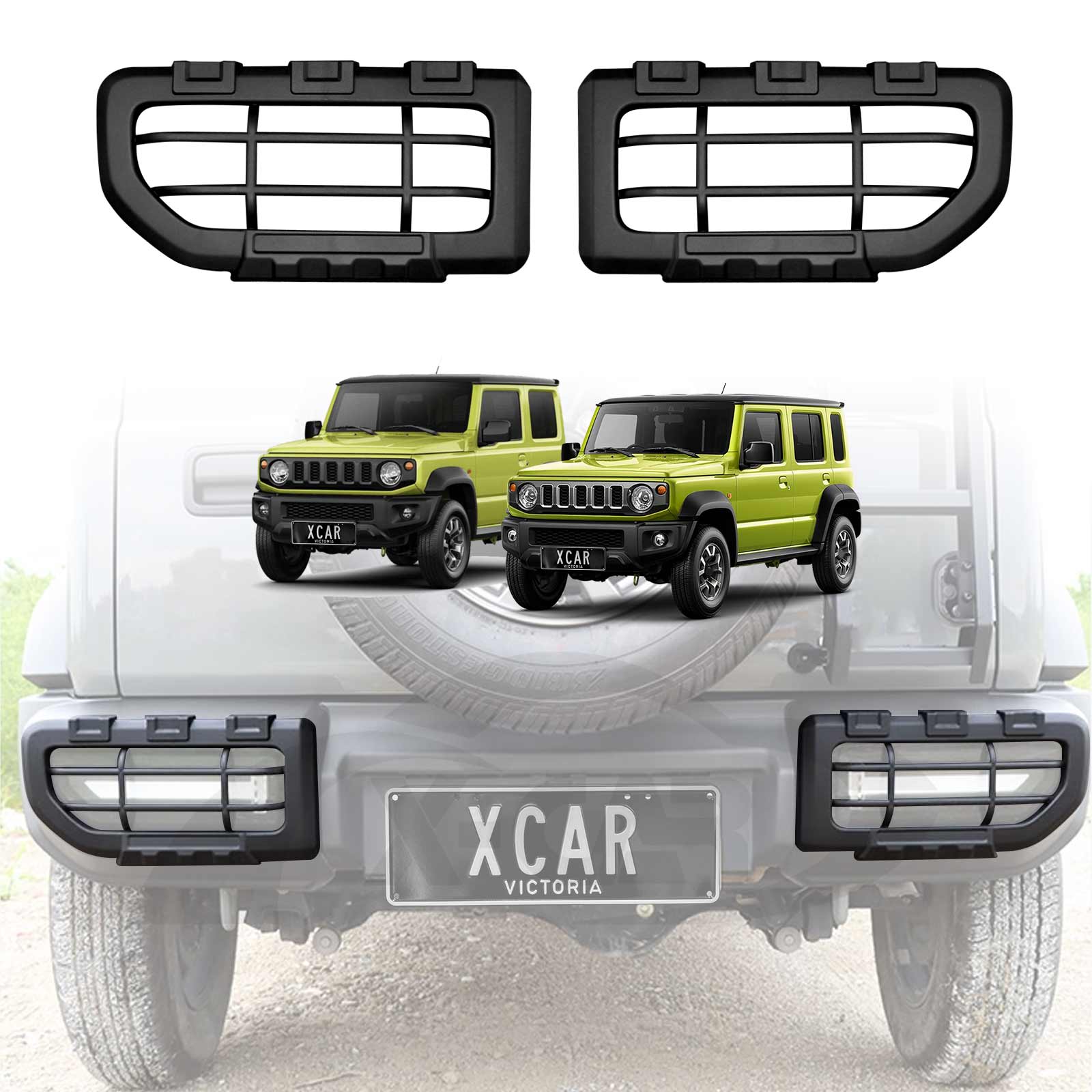 Head / Tail Light Trim Guard Set for Suzuki Jimny 2018-Onwards - Image 13