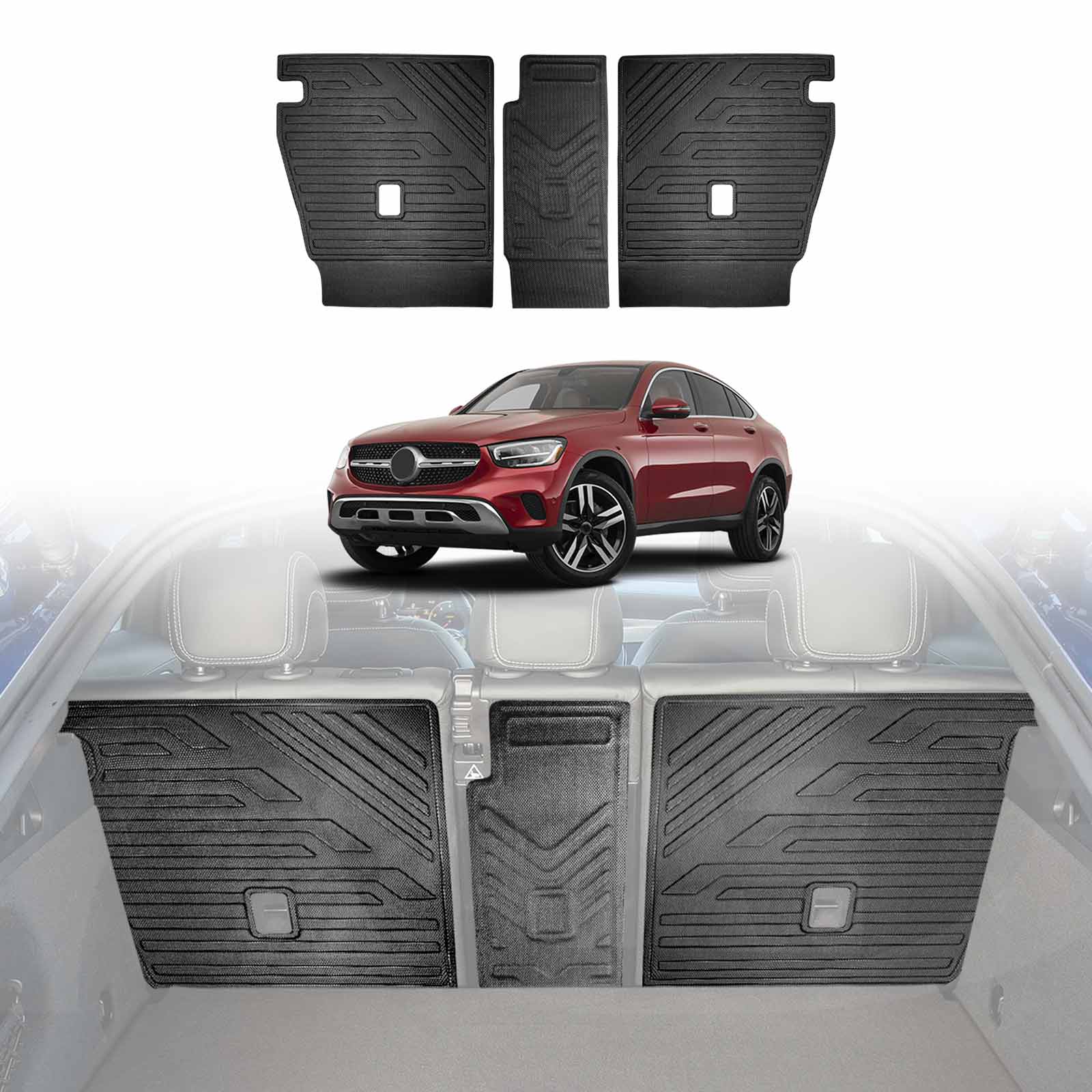 Boot Liner/Back Seat Protector for Mercedes-Benz GLC Coupe 2016-2023 - Image 14