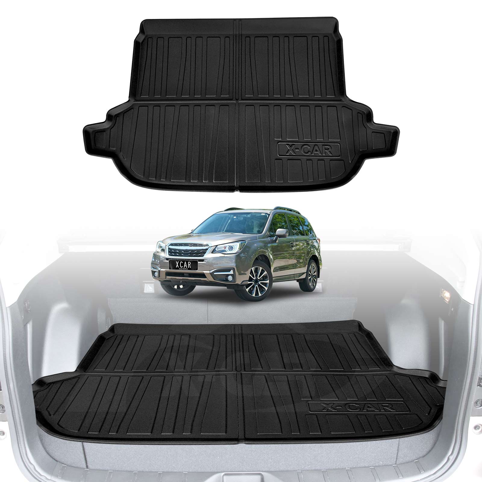 Boot Liner/ Back Seat Protector for Subaru Forester 2012-2018 All Weather Cargo Mat - Image 14