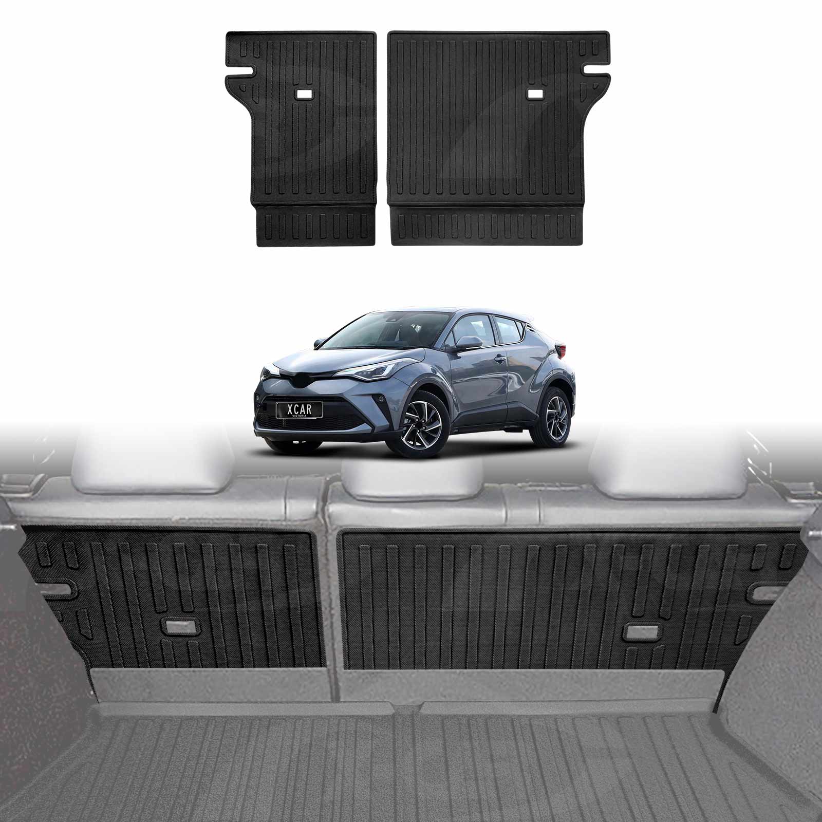 Boot Liner/ Back Seat Protector for Toyota C-HR CHR 2016-2023 All-Weather Car Mat - Image 17