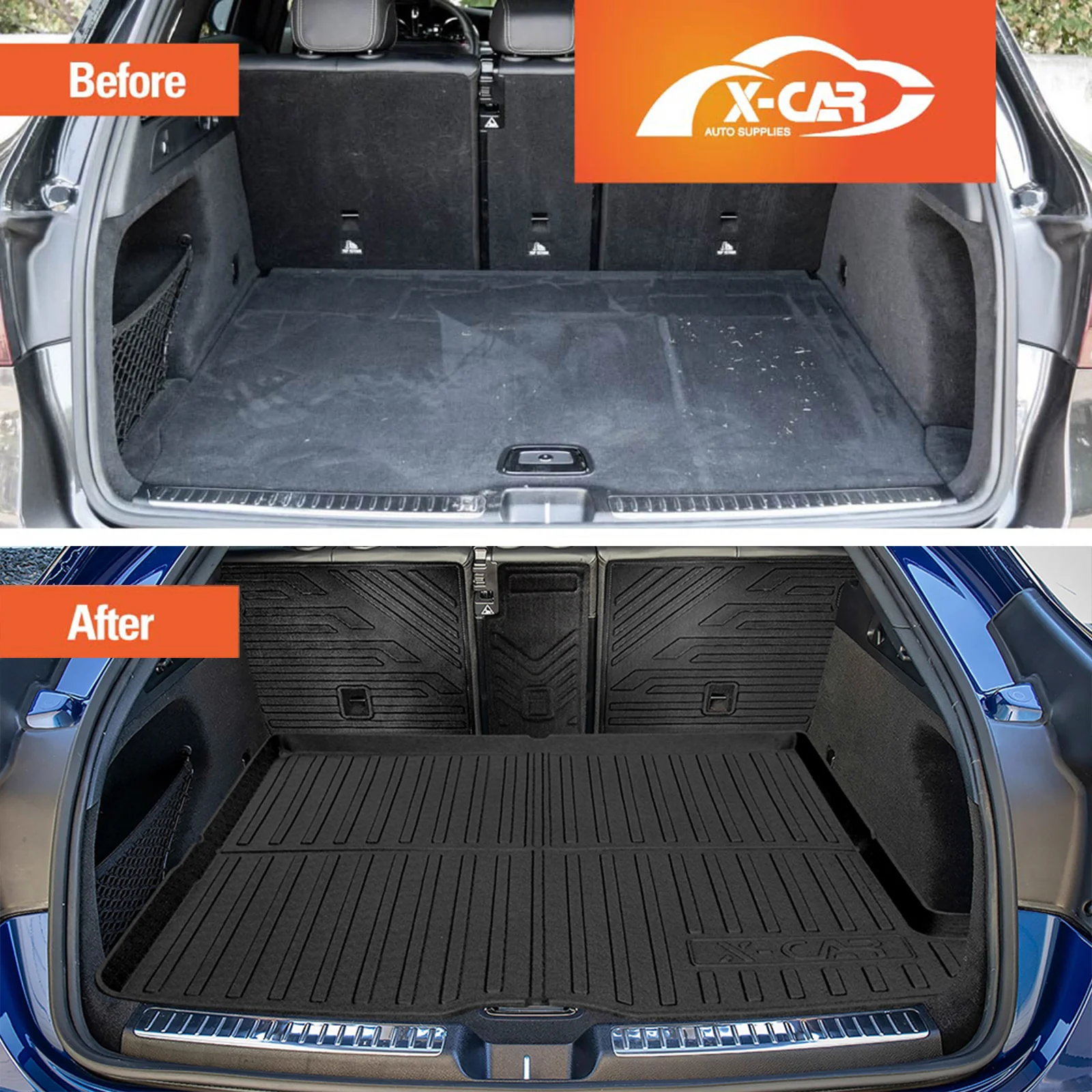 Boot Liner/Back Seat Protector for Mercedes-Benz GLC 2015-2022 - Image 3