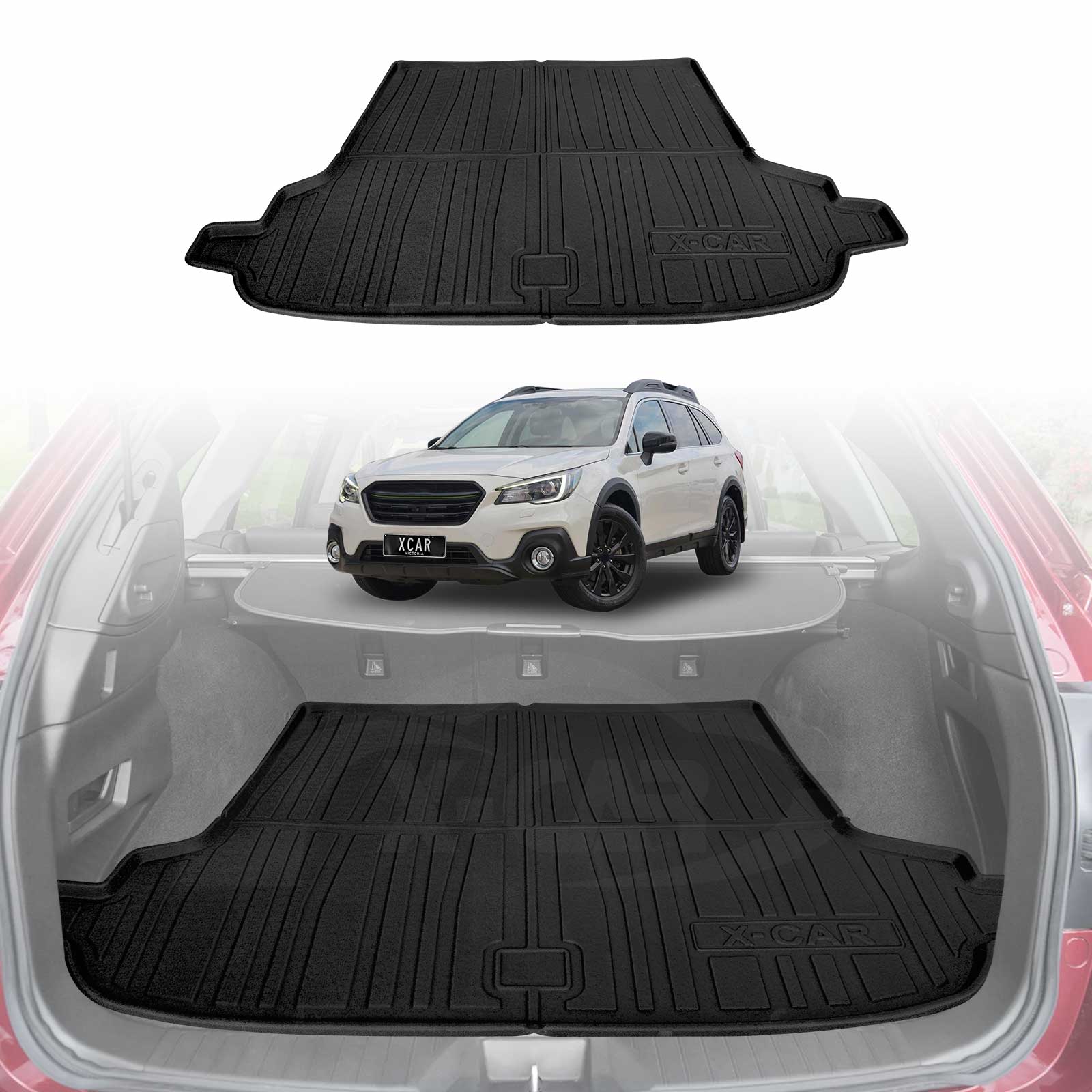 Boot Liner/ Back Seat Protector for Subaru Outback 2015-2020 All Weather Cargo Mats - Image 23