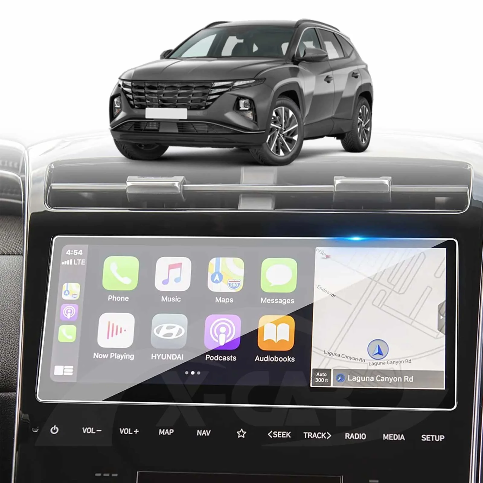 Hot Deal - Tempered Glass Screen Protector for Hyundai Tucson 2021-Onwards Touchscreen Cover