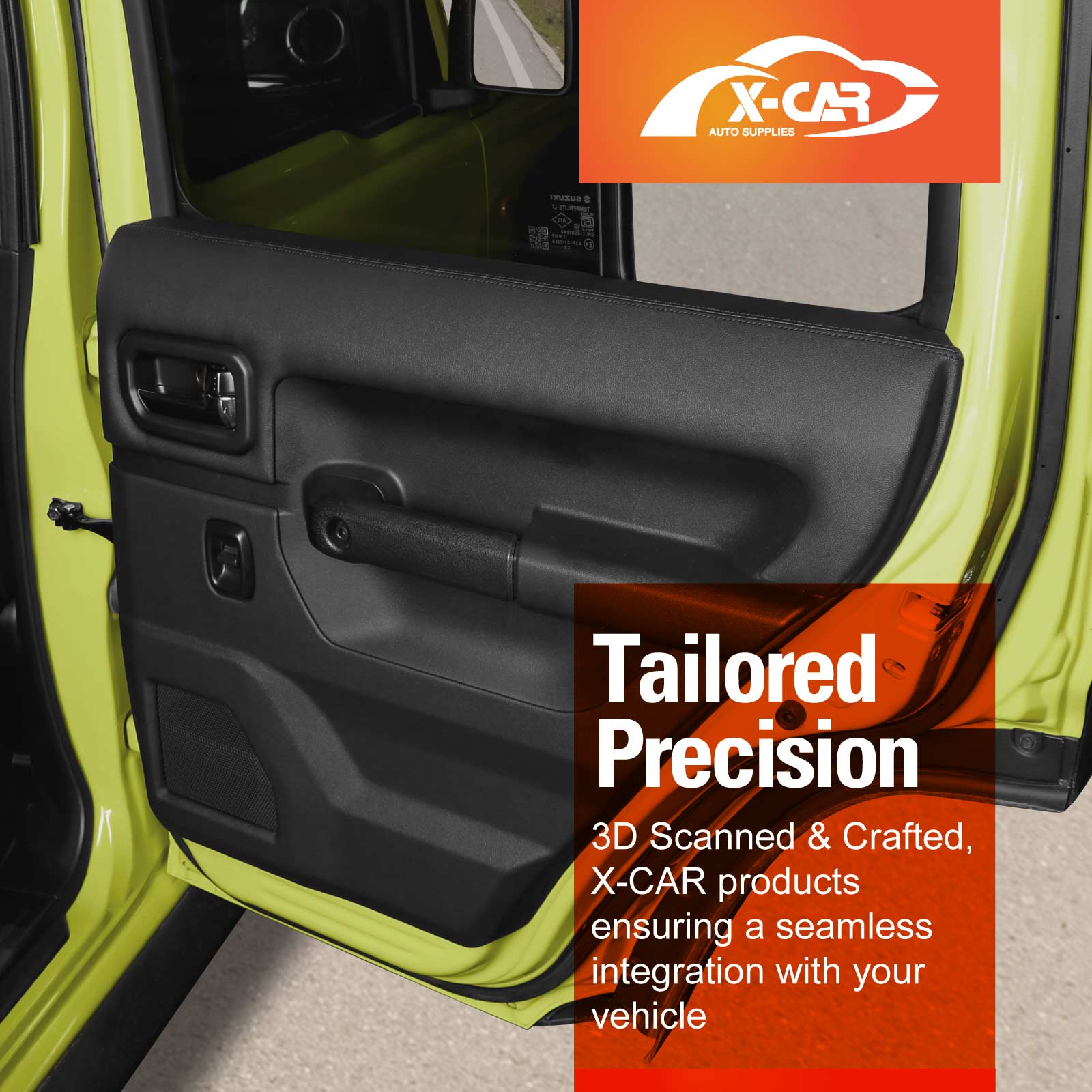 Interior Door Protector Cover Panel for Suzuki Jimny XL 5-Door 2023-Onwards Car Accessories - Image 3