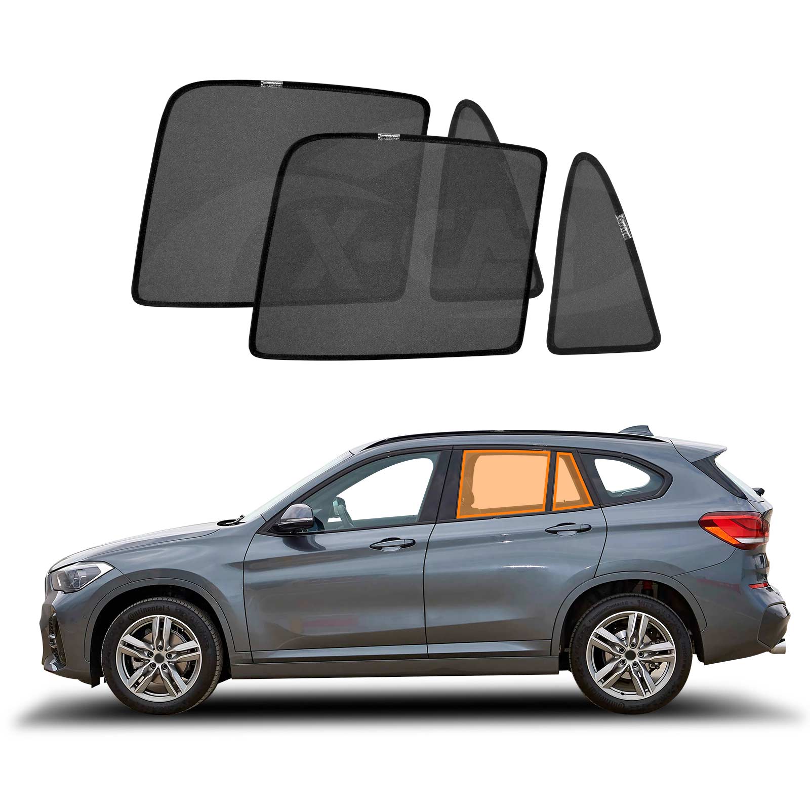 Window Sun Shades for BMW X1 F48 Series 2nd Gen 2015-2022 - Image 9