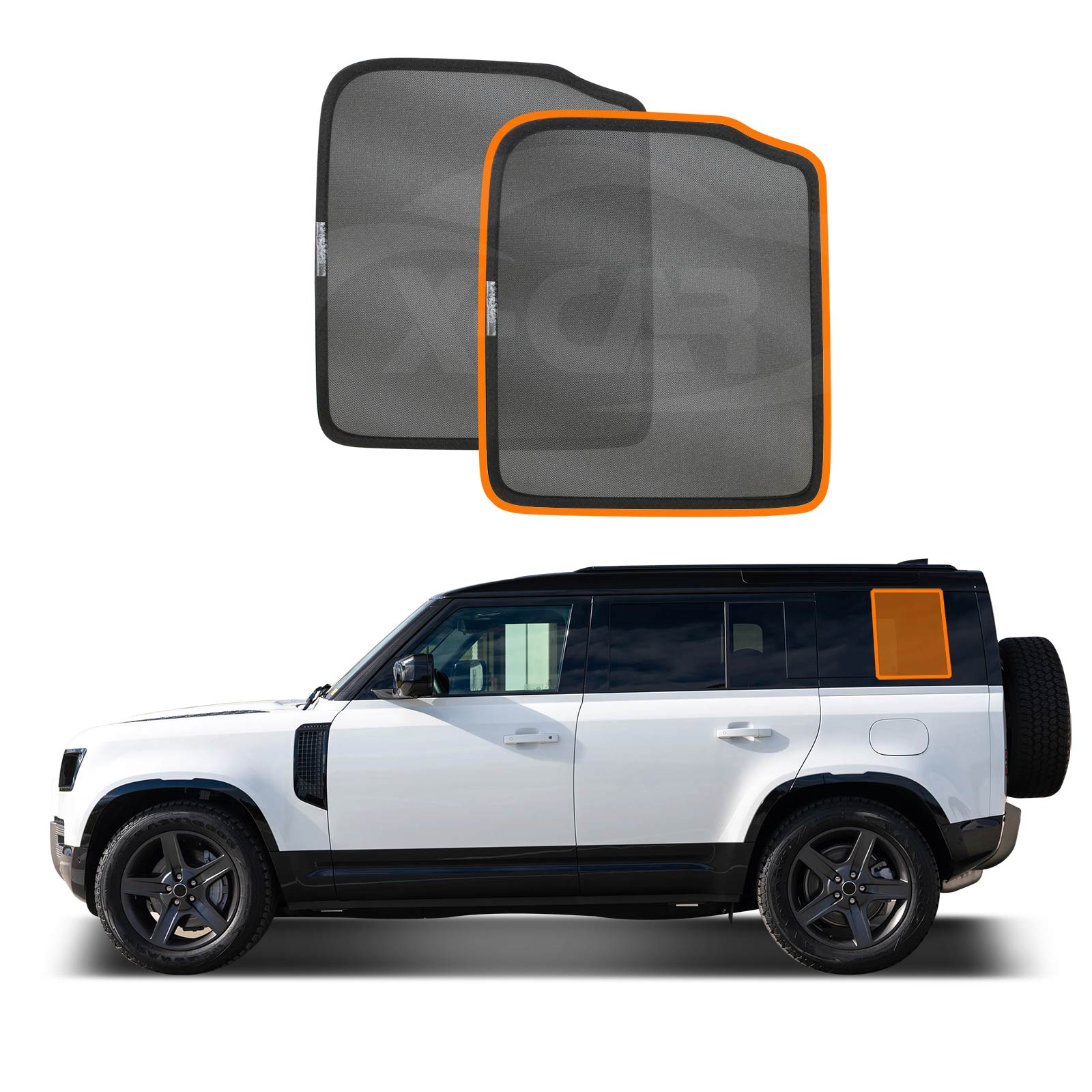 Window Sun Shades for Land Rover Defender 2020-2025 - Image 3