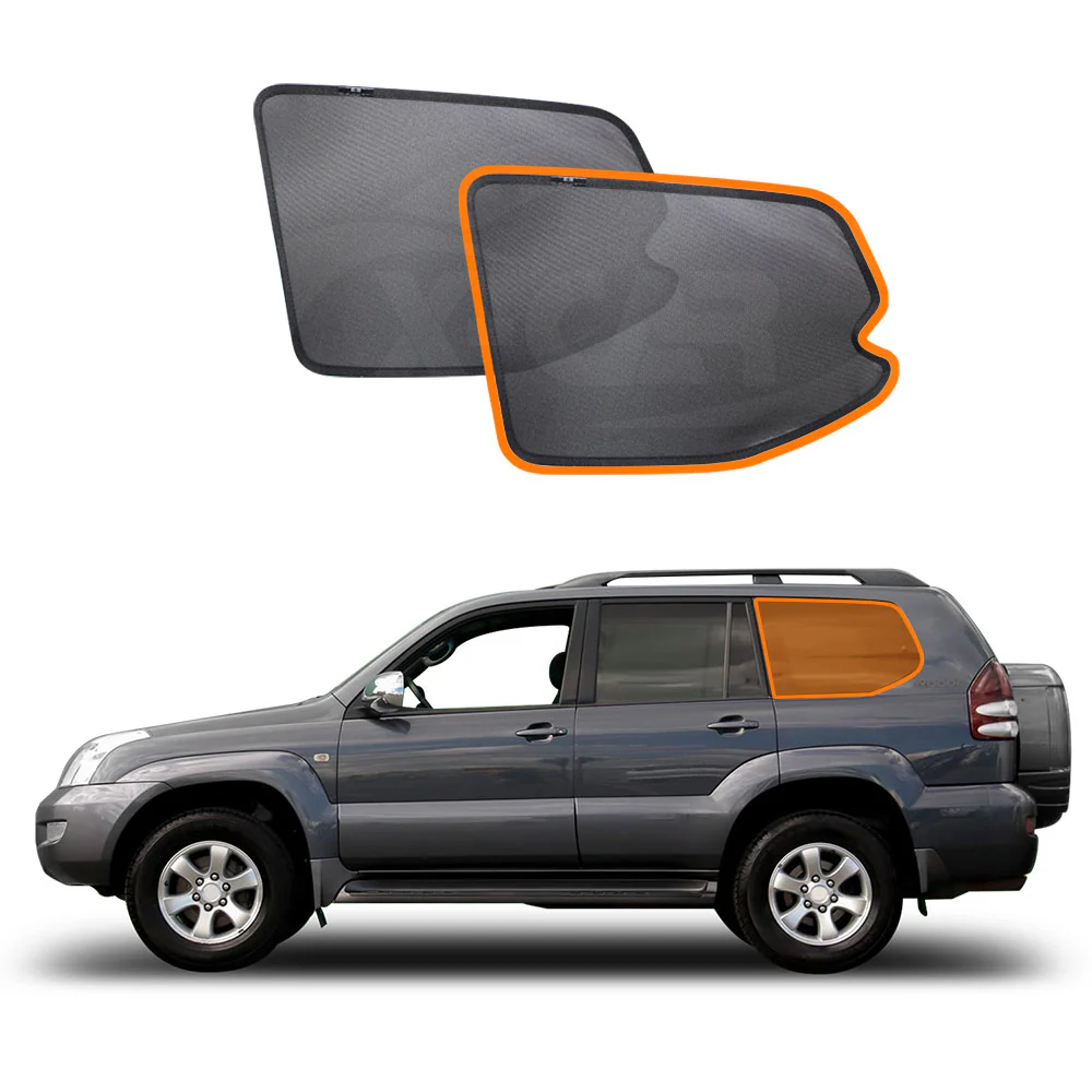 Window Sun Shades for Toyota LandCruiser Prado 120 Series 2003-2009 - Image 10