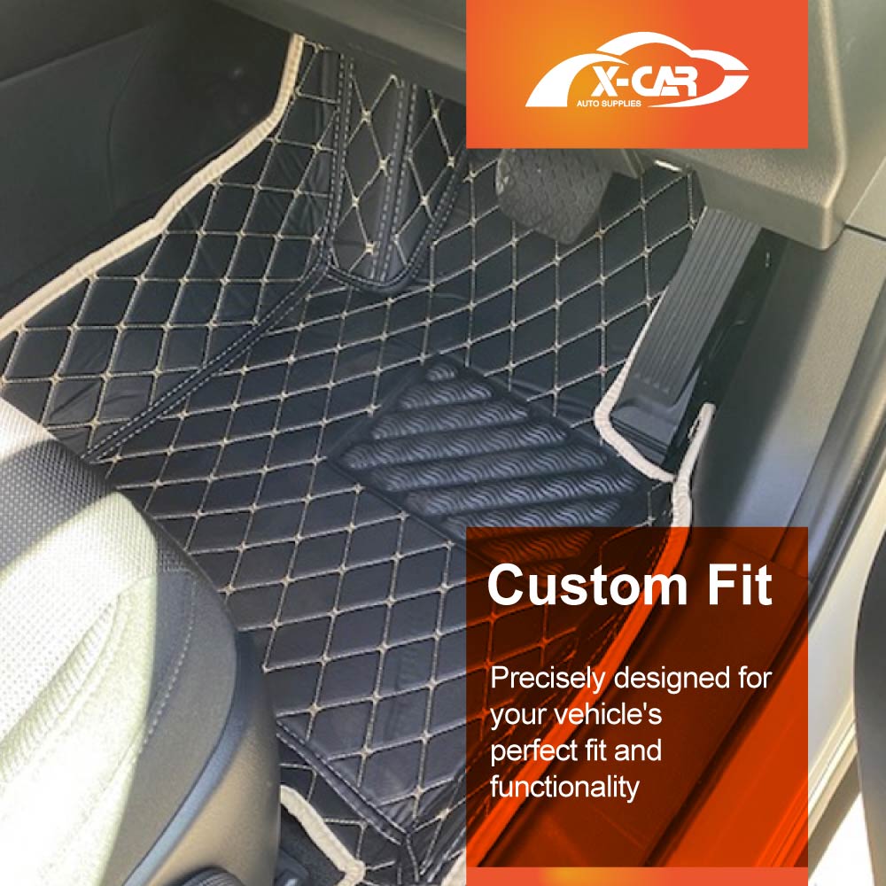 Car Floor Mats For Mazda Mazda CX-30 2019-Onwards Premium PU Leather - Image 3