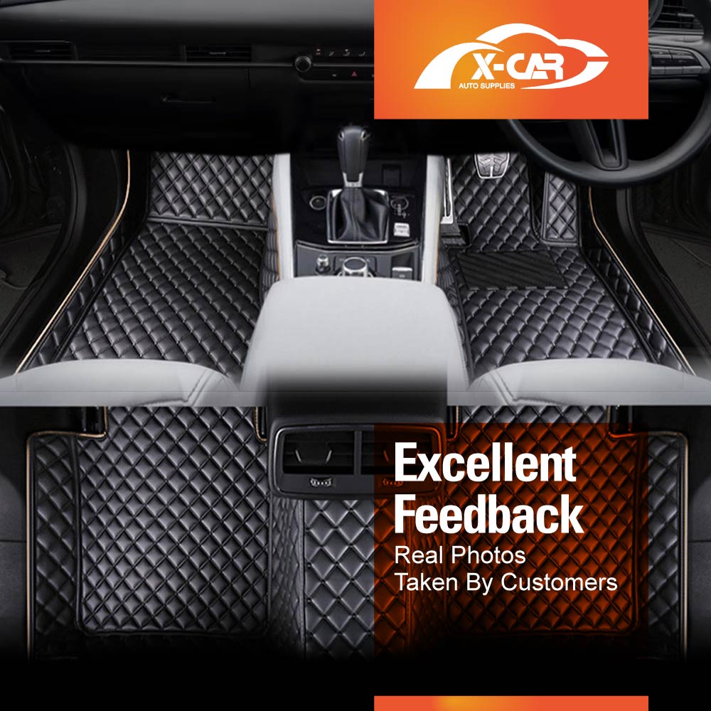 Car Floor Mats For Mazda Mazda CX-30 2019-Onwards Premium PU Leather - Image 6