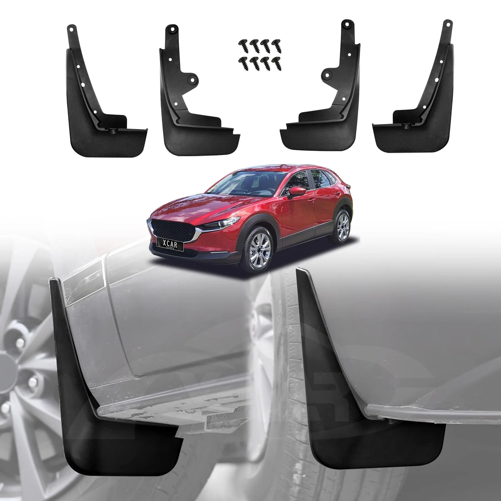 Mud Flaps for Mazda CX30 CX-30 2019-Onwards Splash Guards Mudguard Fender