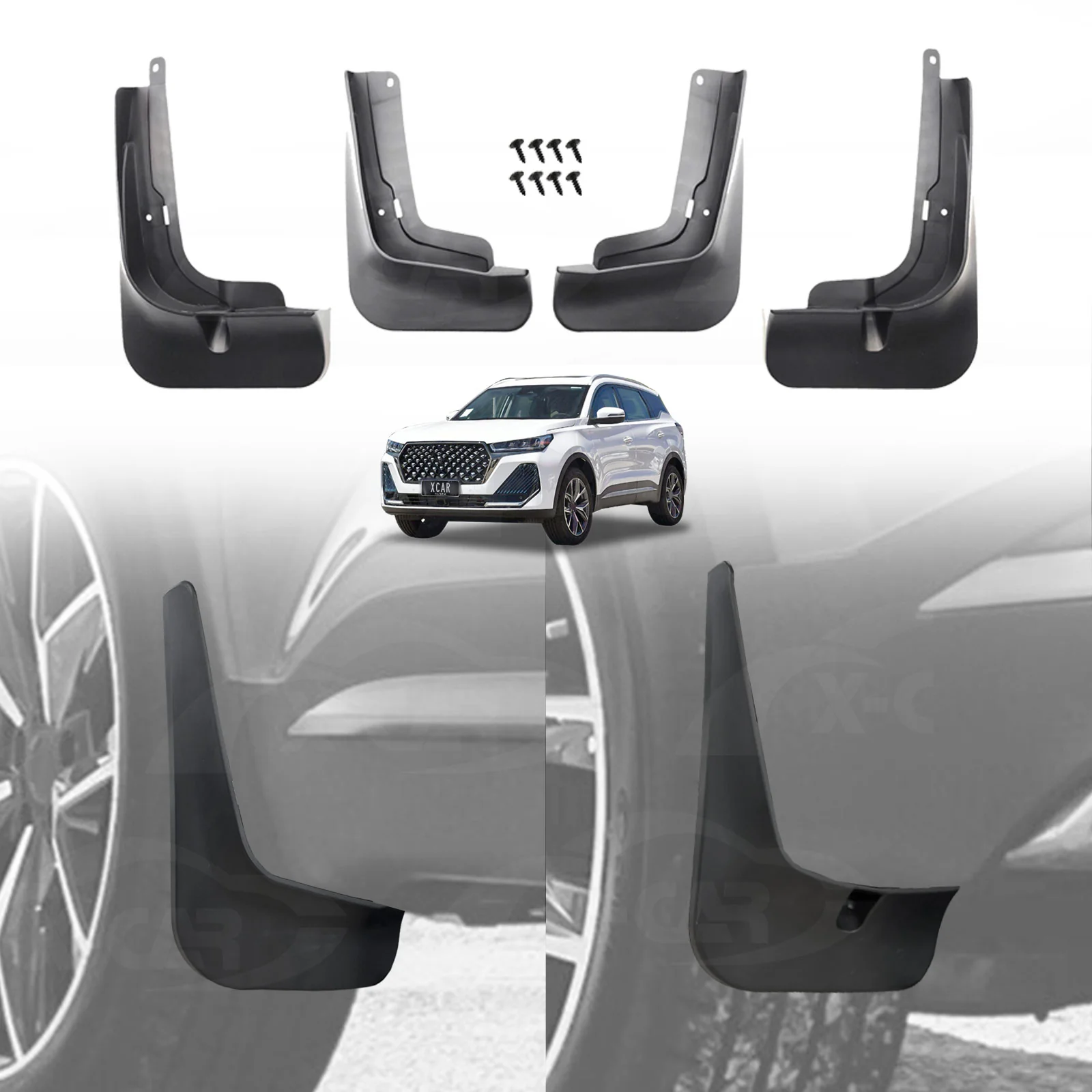 Mud Flaps for Chery Tiggo 7 Pro 2023-Onwards Splash Guards Mudguard Fender