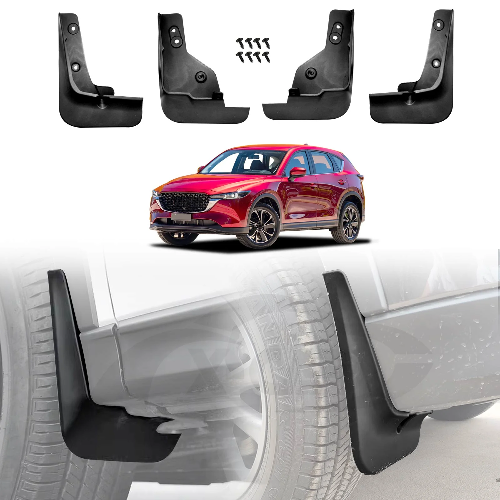 Mud Flaps for Mazda CX5 CX-5 2022-2026 Splash Guards Mudguard Fender