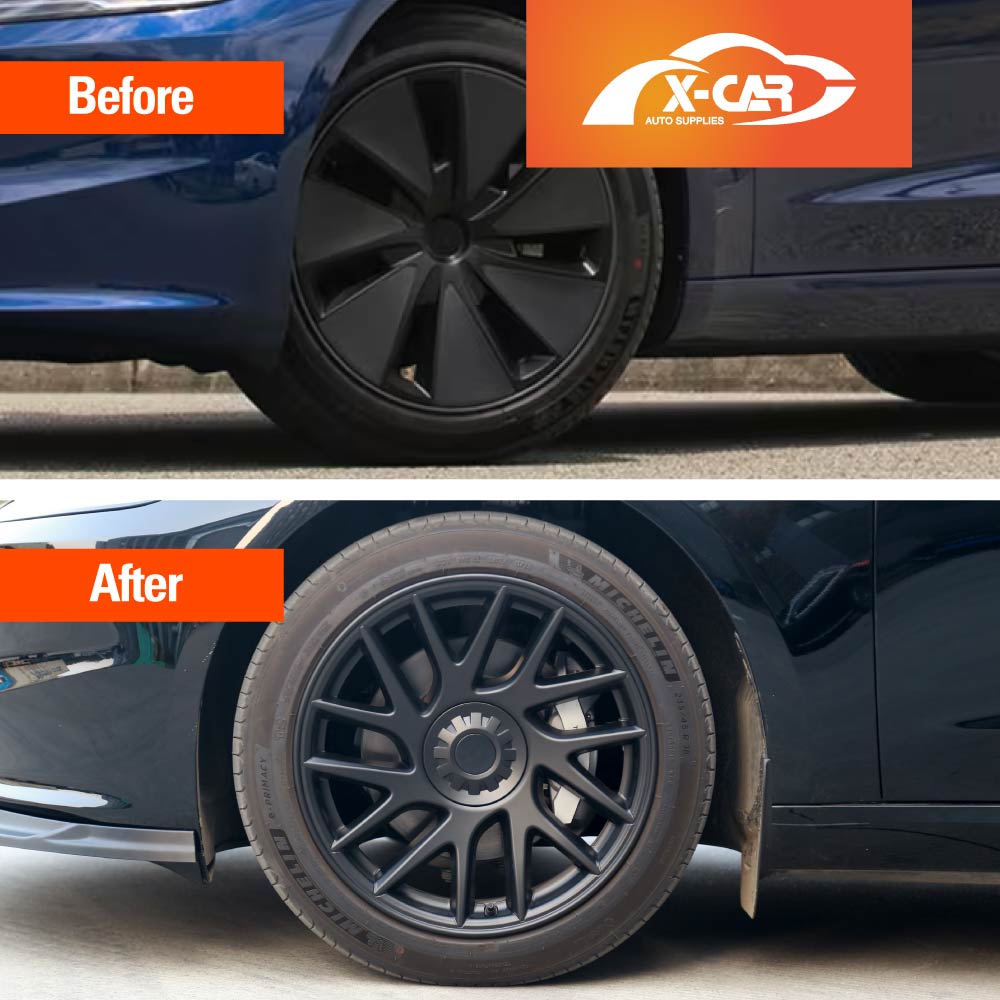 Tesla Model 3 Highland 18'' Wheel Protector Cover Hub Caps 2023-Onwards - Image 3