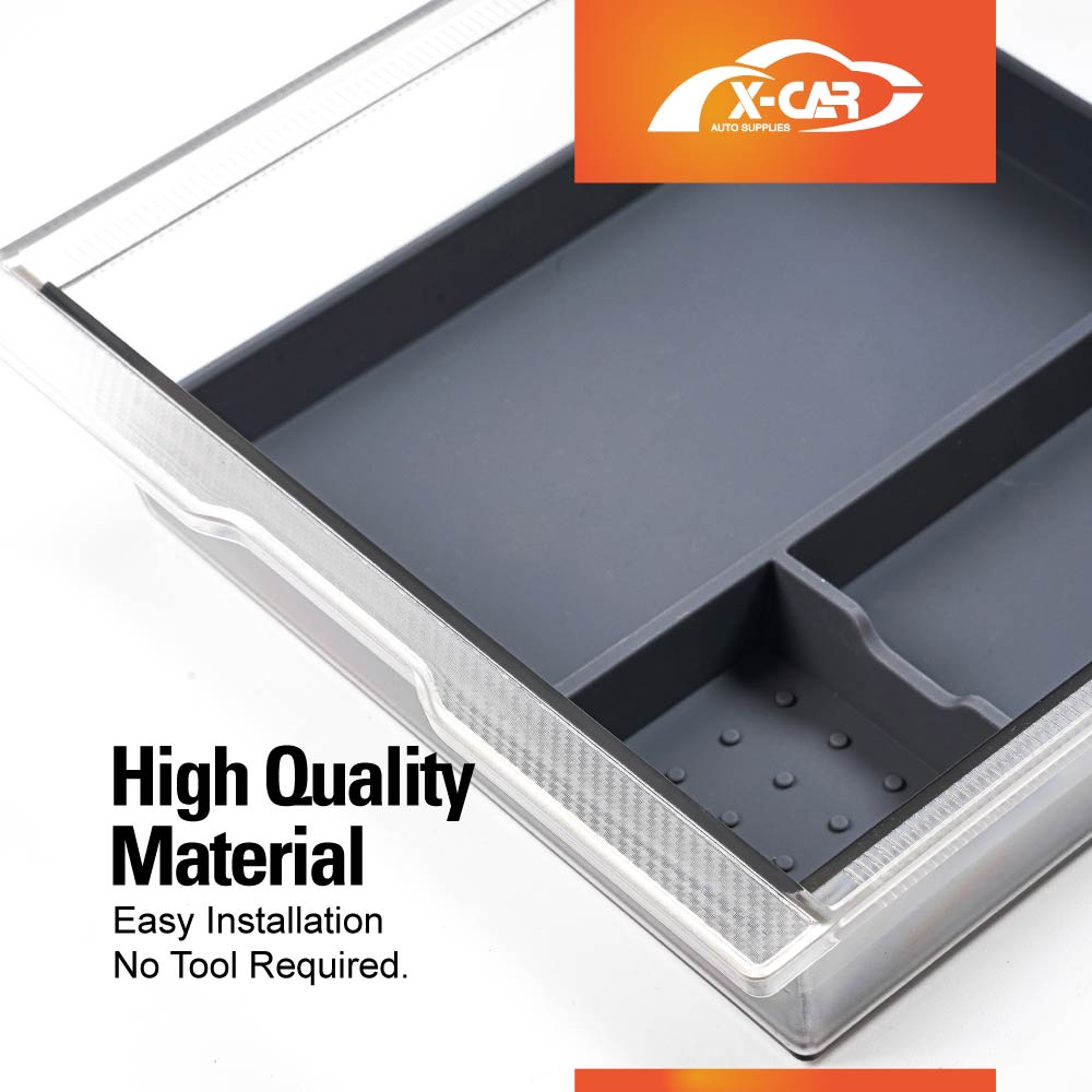 Tesla Model 3 Highland 2023-Onwards Centre Console Organiser Tray Storage Container with Silicone Mat - Image 12