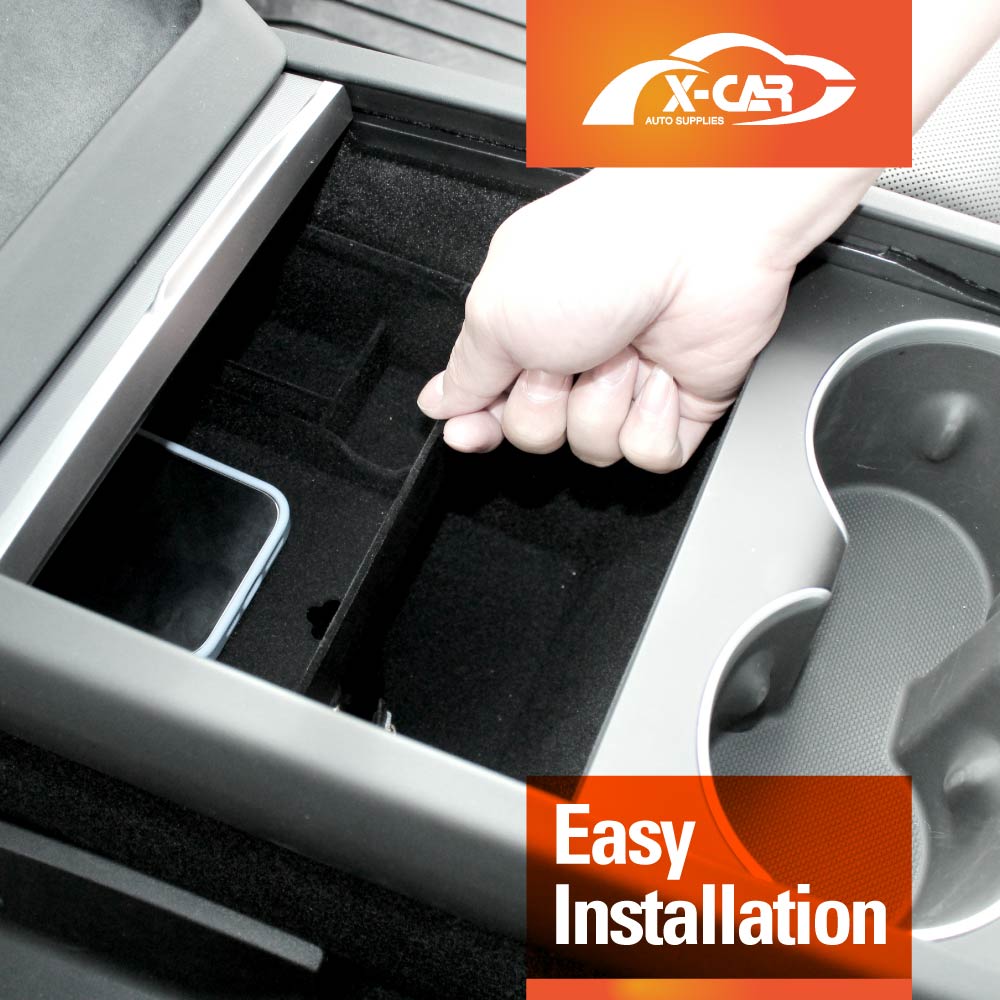 Centre Console Organiser Tray for Tesla Model 3 Highland 2023-Onwards Armrest Storage Box Cup Holder - Image 12