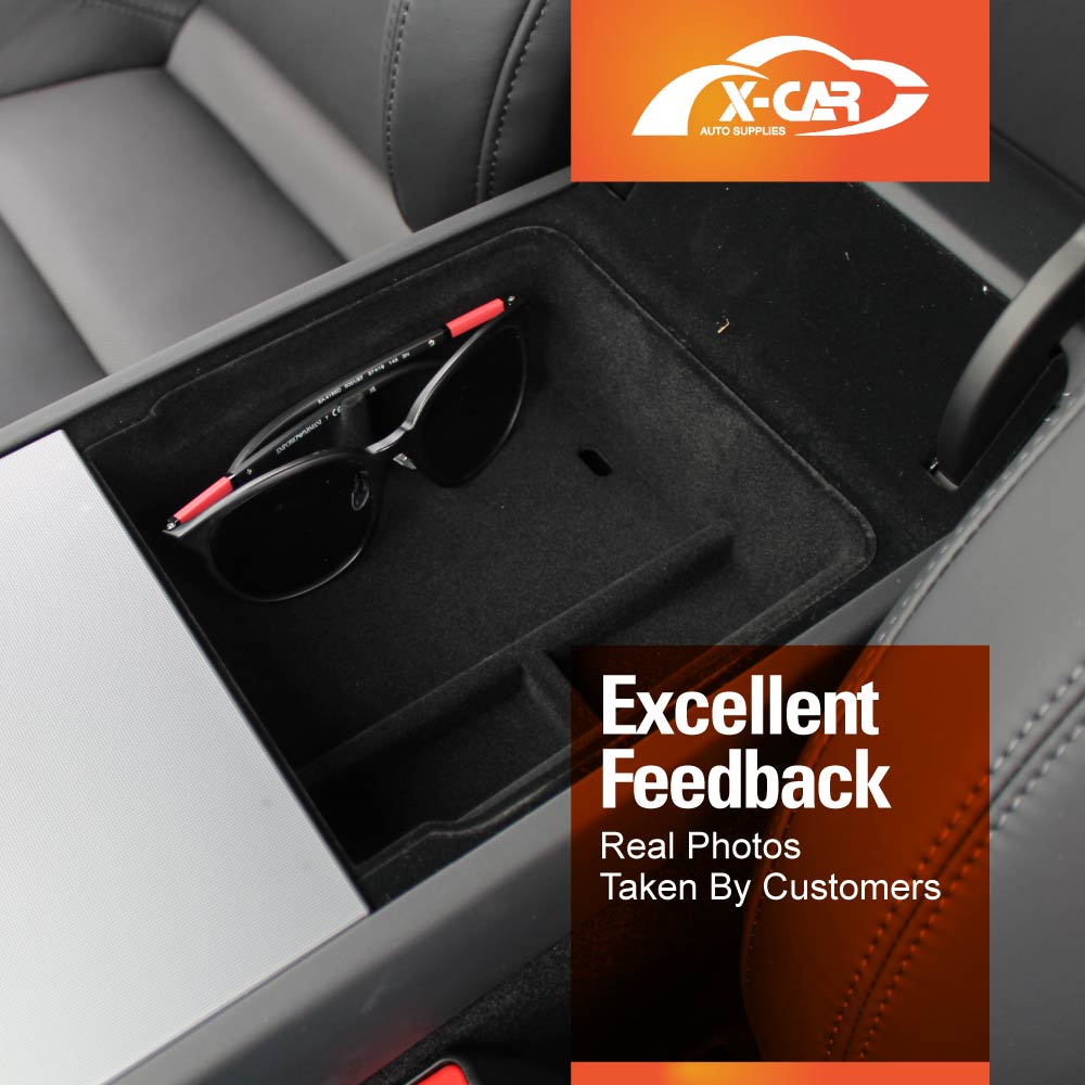 Centre Console Organiser Tray for Tesla Model 3 Highland 2023-Onwards Armrest Storage Box Cup Holder - Image 13