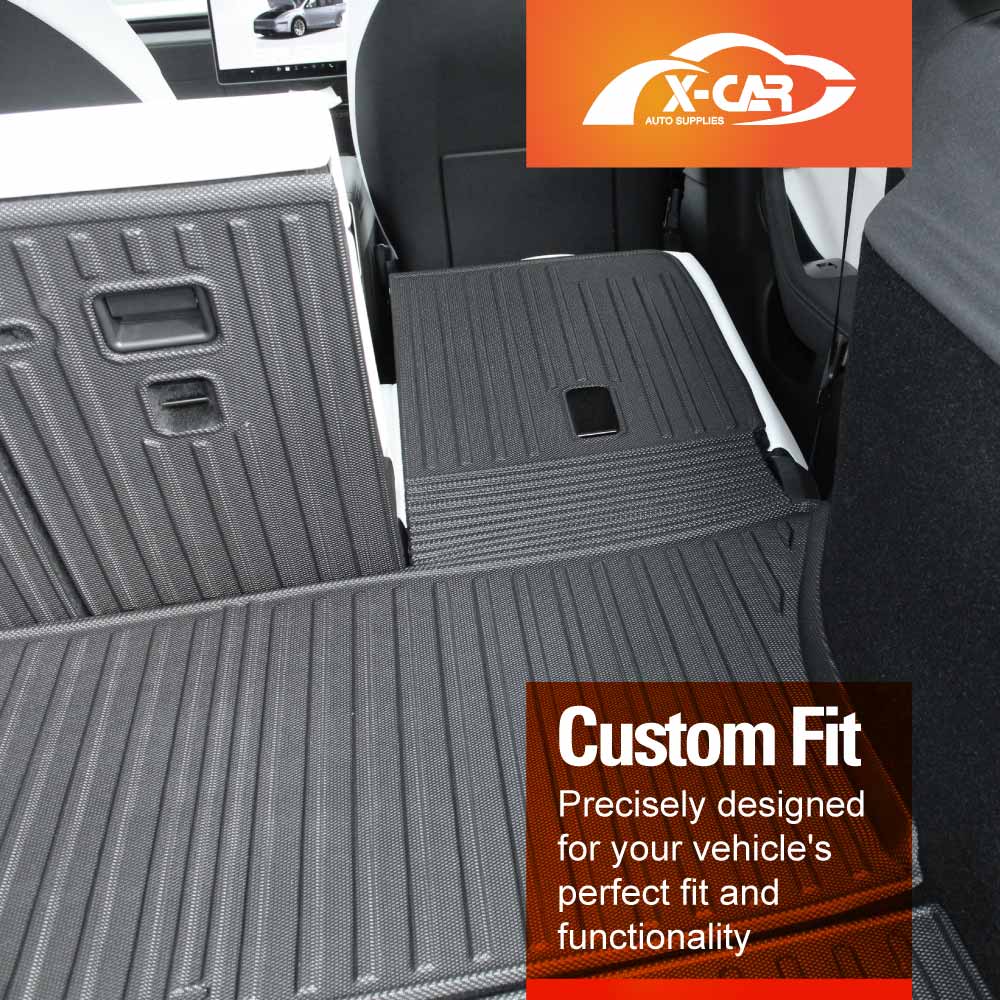 NEW Tesla Model Y Juniper Interior Liners Set 3D All-Weather Cargo Mats 2025-Onwards - Image 7