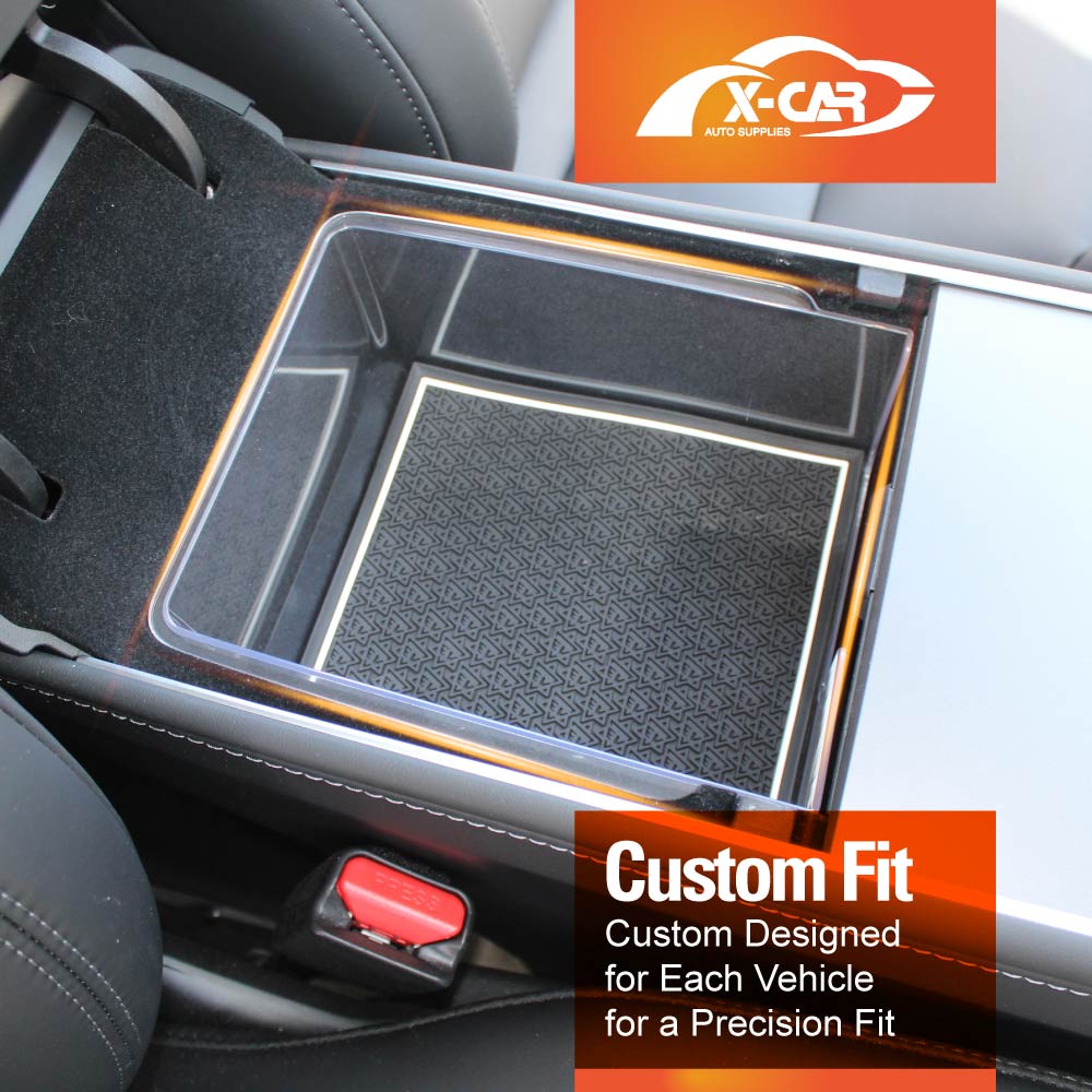 Premium Centre Console Organiser Tray for Tesla Model 3/Y Armrest Storage Box Cubby Drawer Container - Image 6
