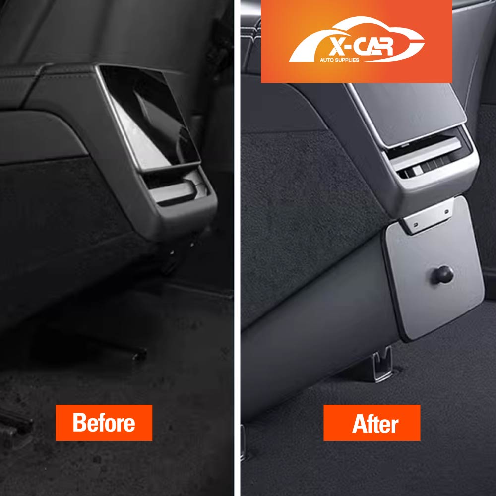Rear Bin with Magnetic Lid for Tesla Model 3 Highland 2023-Onwards Trash Can Car Organiser - Image 3