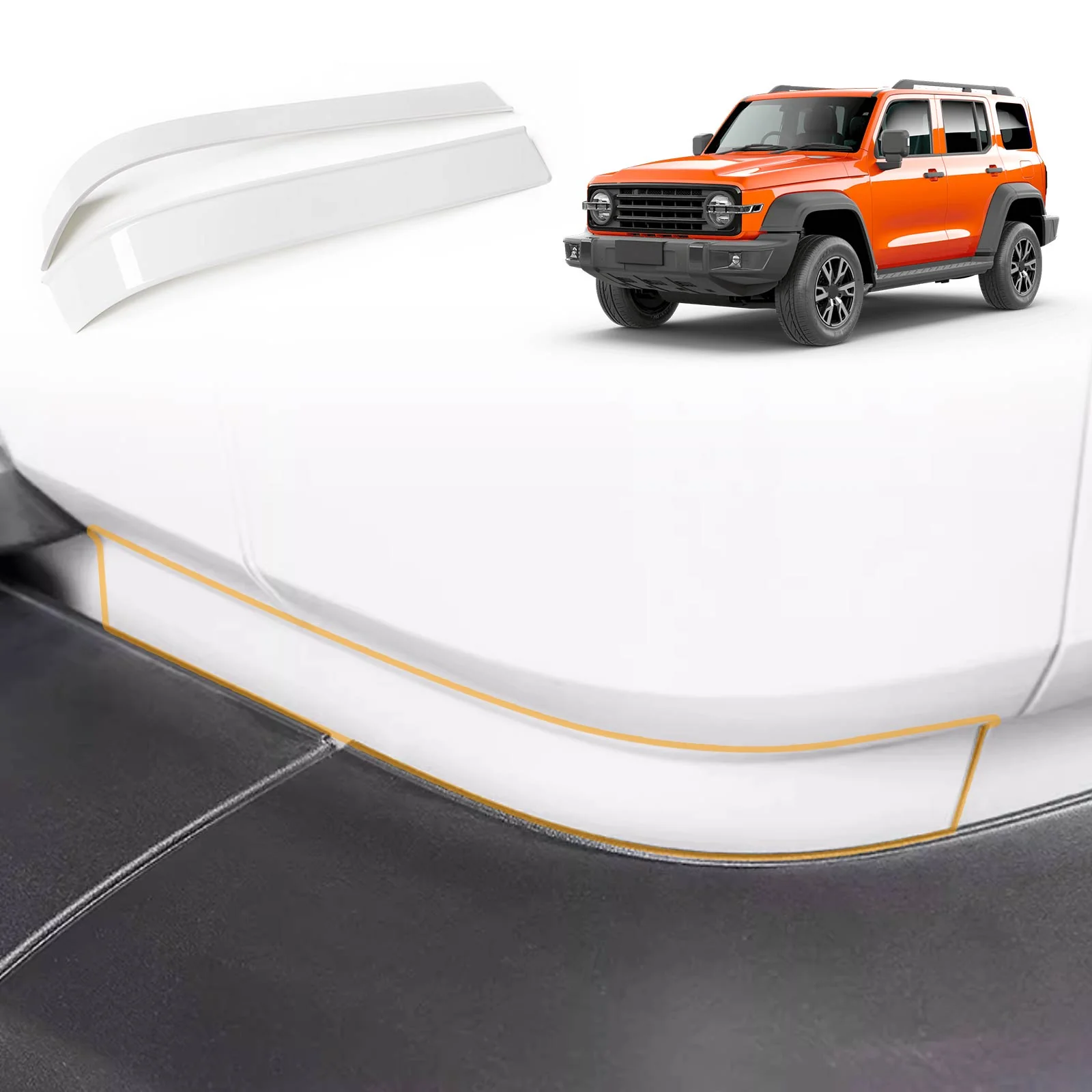 Rear Bumper Corner Cover Trim for GWM Tank 300 Tank300 2023-Onwards Modified Inner Decorative Panel - Image 16