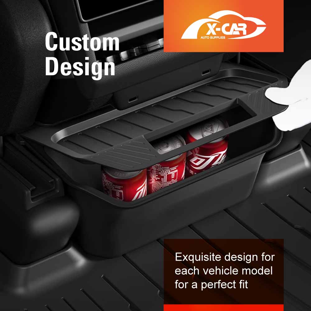 Rear Seat Storage Bin with Lid for Tesla Model Y Juniper 2025-Onwards - Image 7