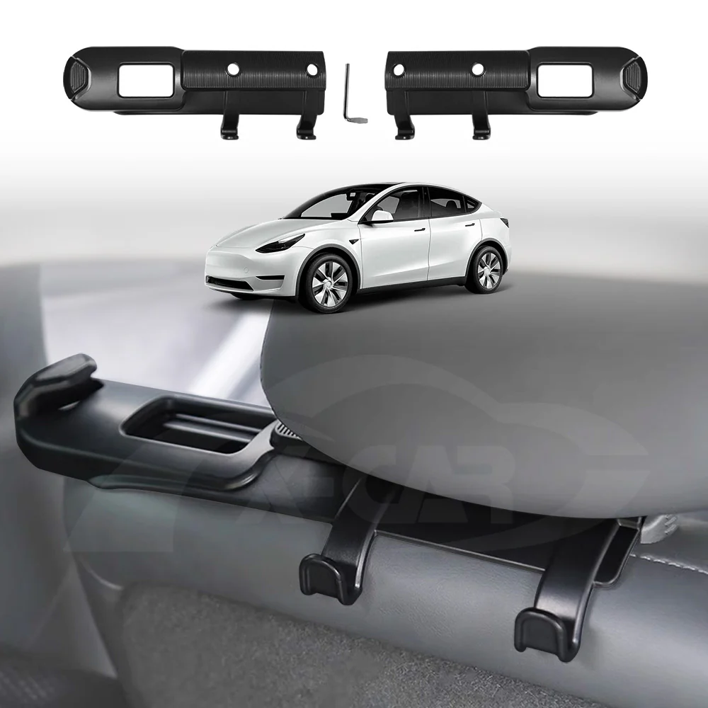 Rear Seat Hook Seat Belt Holder for Tesla Model Y 2021-2025 Set of 2