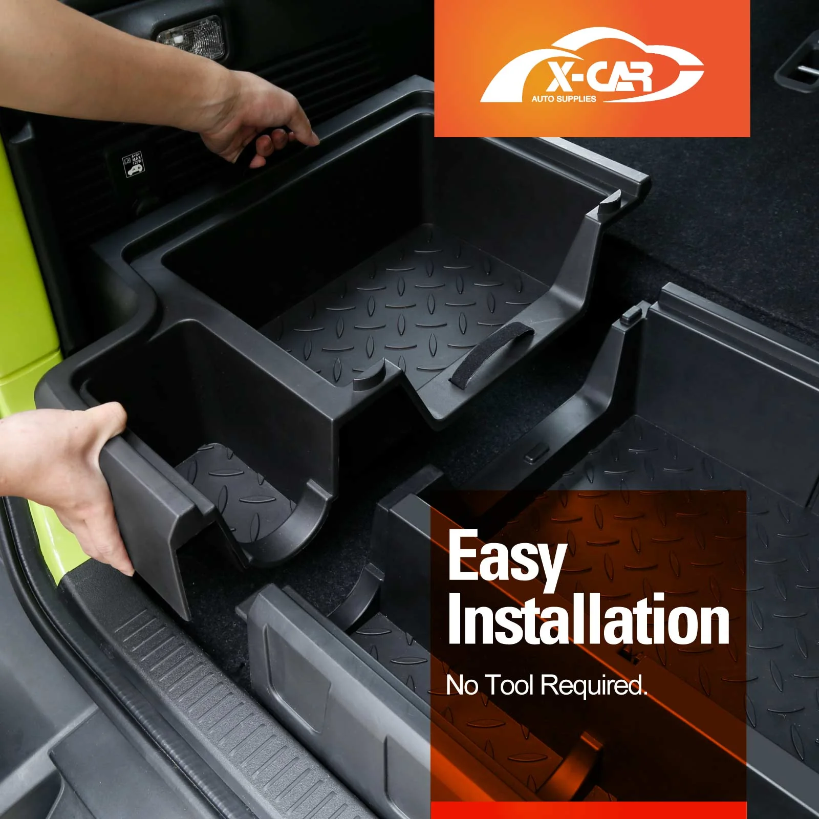 Rear Trunk Storage Box Organiser for Suzuki Jimny XL 5-Door 2023-Onwards Car Cargo Toolbox Storage Tray Accessories - Image 2