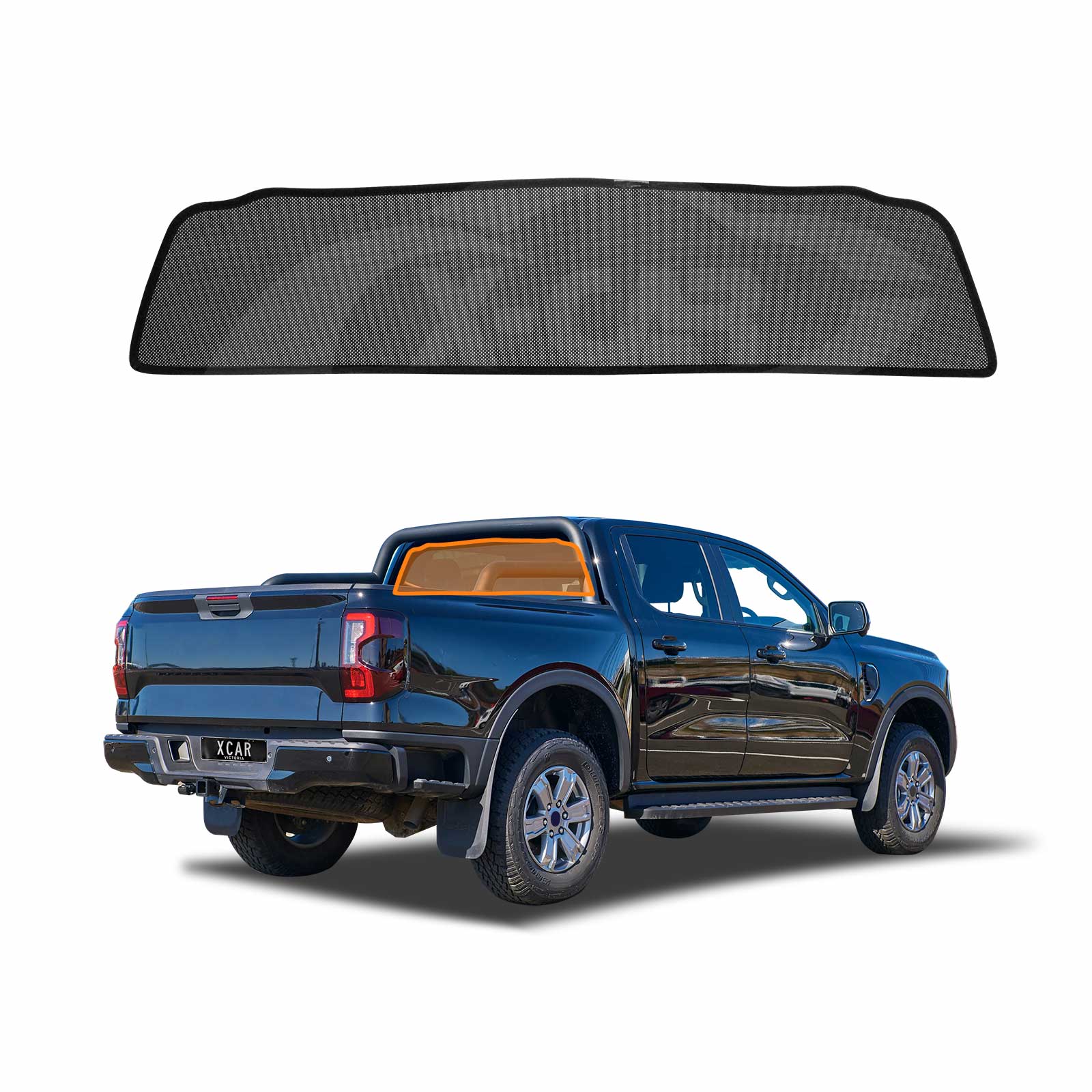 Window Sun Shades for Ford Next-Gen Ranger 2022-Onwards - Image 2